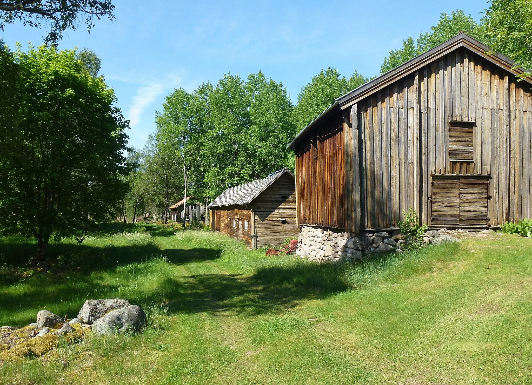 Photo showing: Ösjöfors handpappersbruk, bruksgatan