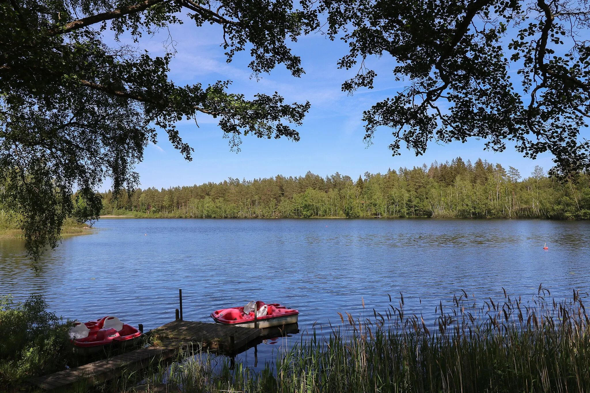 Photo showing: Ödevaten är en sjö i Emmaboda kommun i Småland.