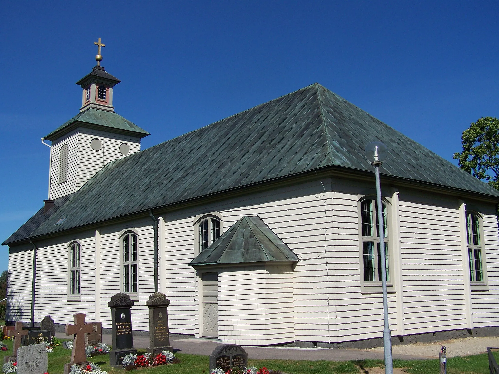 Photo showing: In Kallinge, Schweden.

Härlunda kyrka