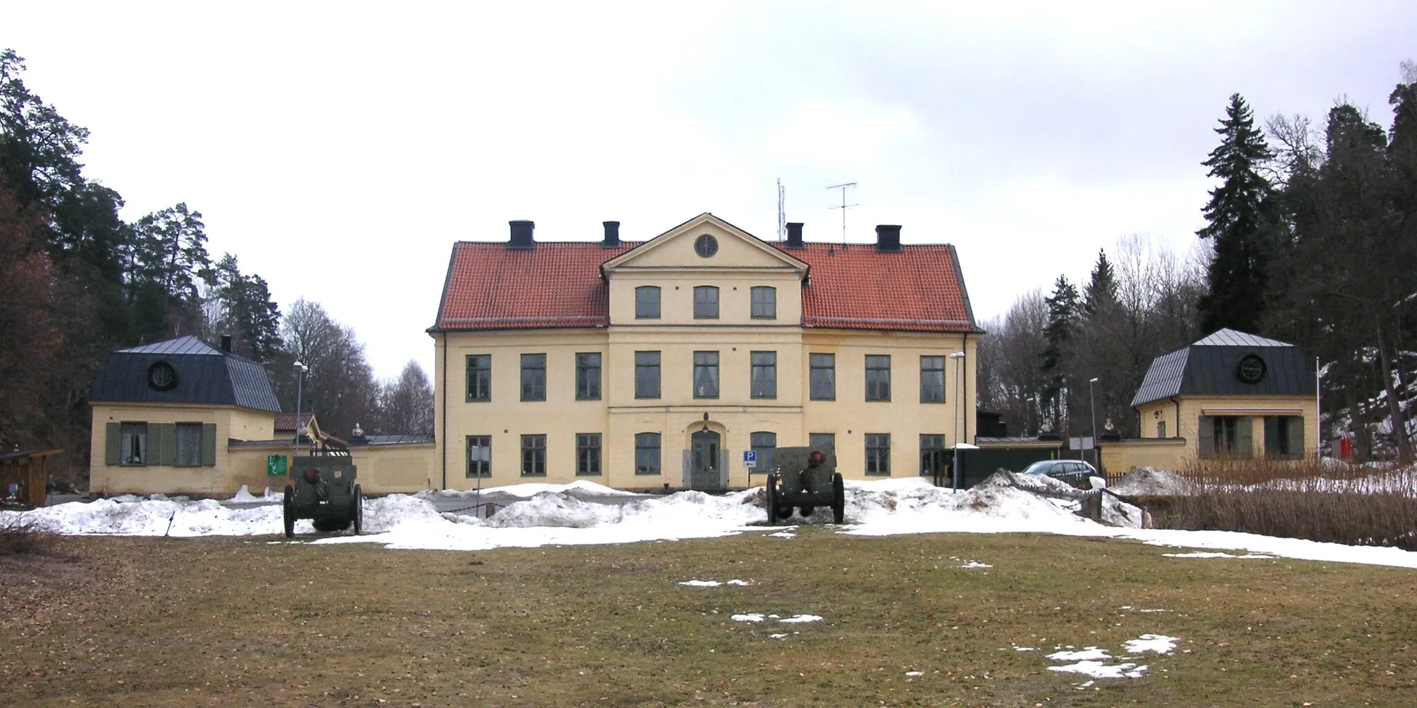 Photo showing: Vällinge gård (Hemvärnets stridsskola) i Salem