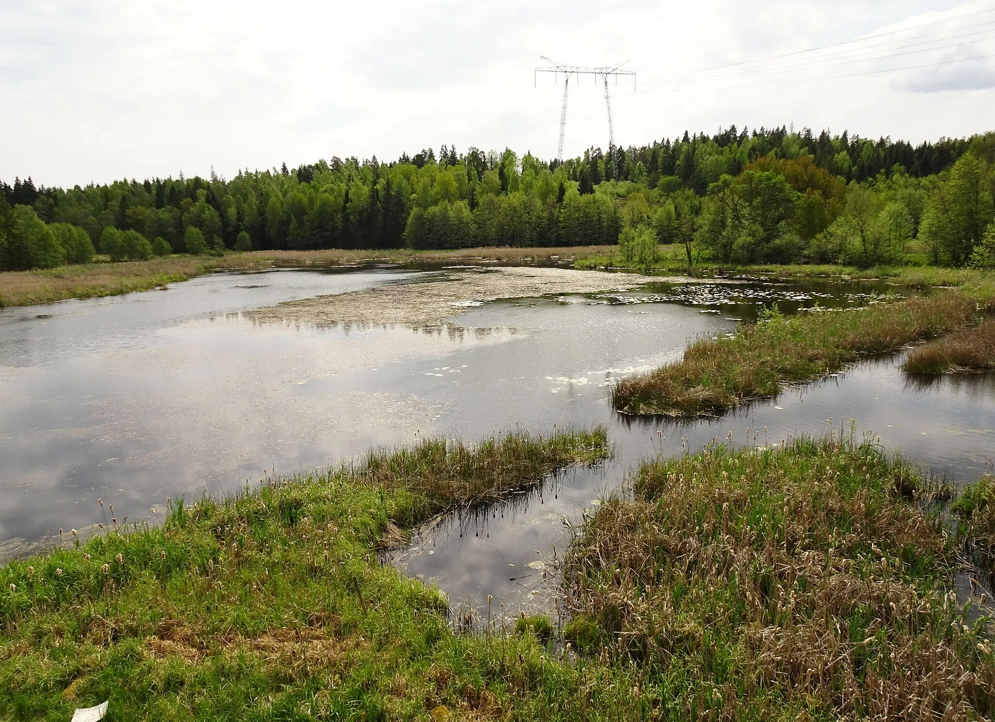 Photo showing: Dalkarlssjön ligger inom Vällinge militärområde