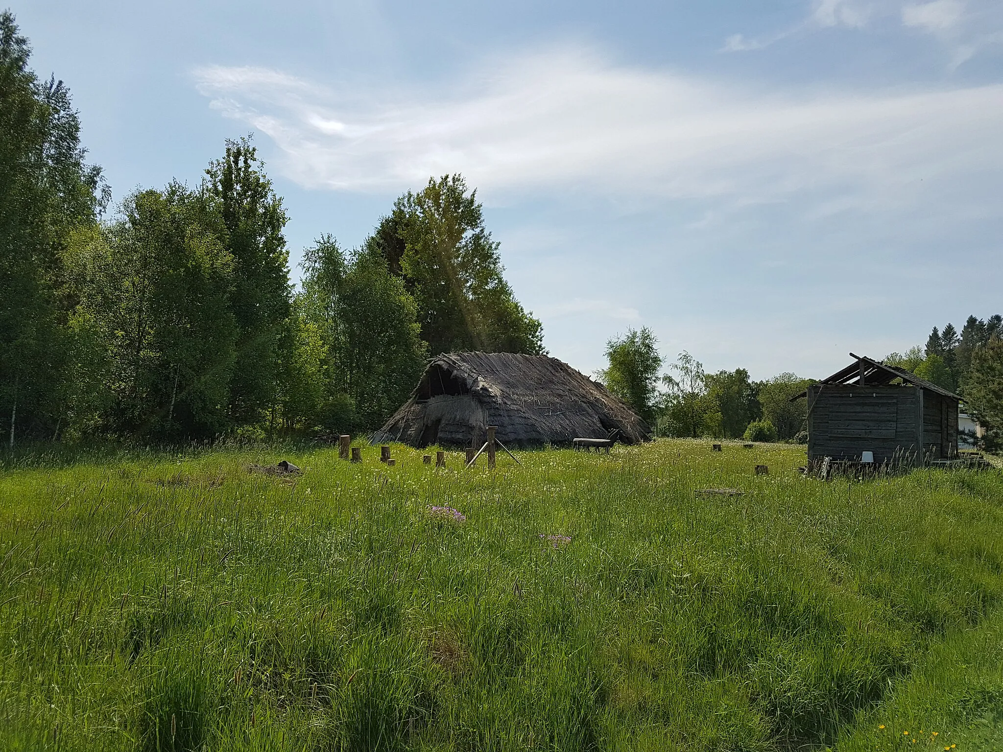 Photo showing: Järnåldershuset i Körunda.