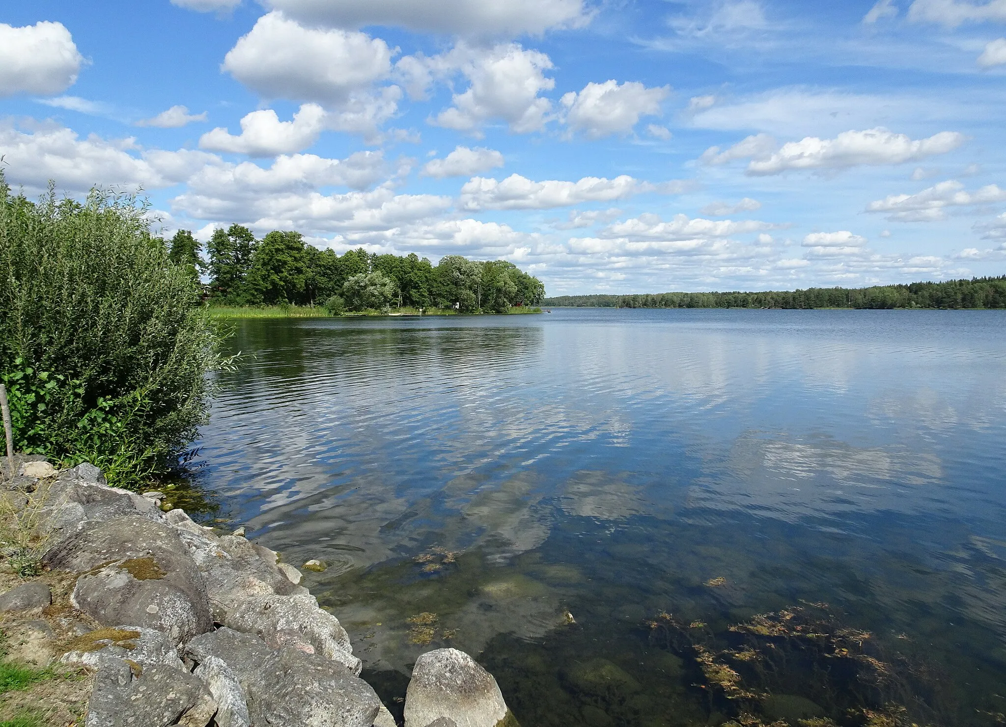 Photo showing: Lejondalssjön sedd från Lejondals slott