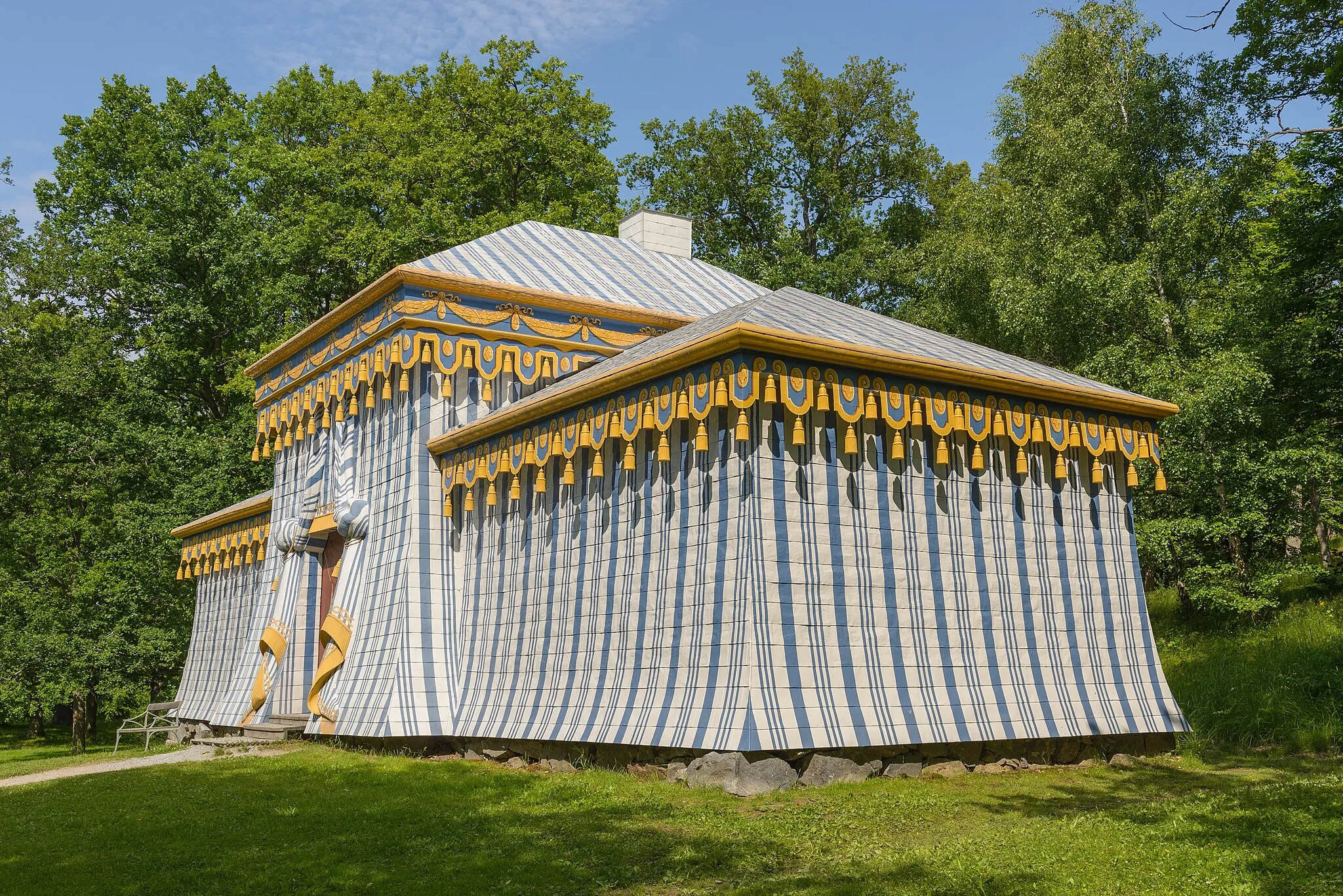 Photo showing: Vakttältet (Guards Tent), Drottningholm.