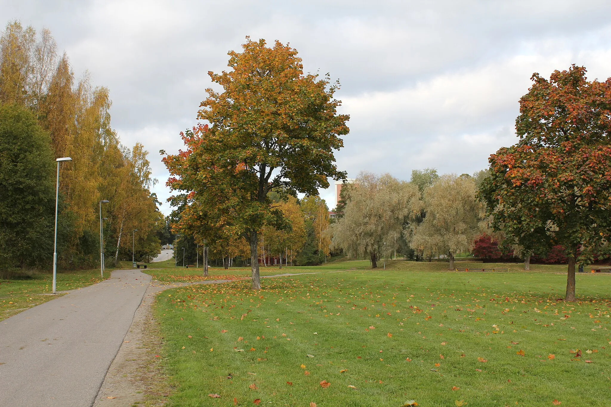 Photo showing: Parken i östra Storvreten, Botkyrka kommun.