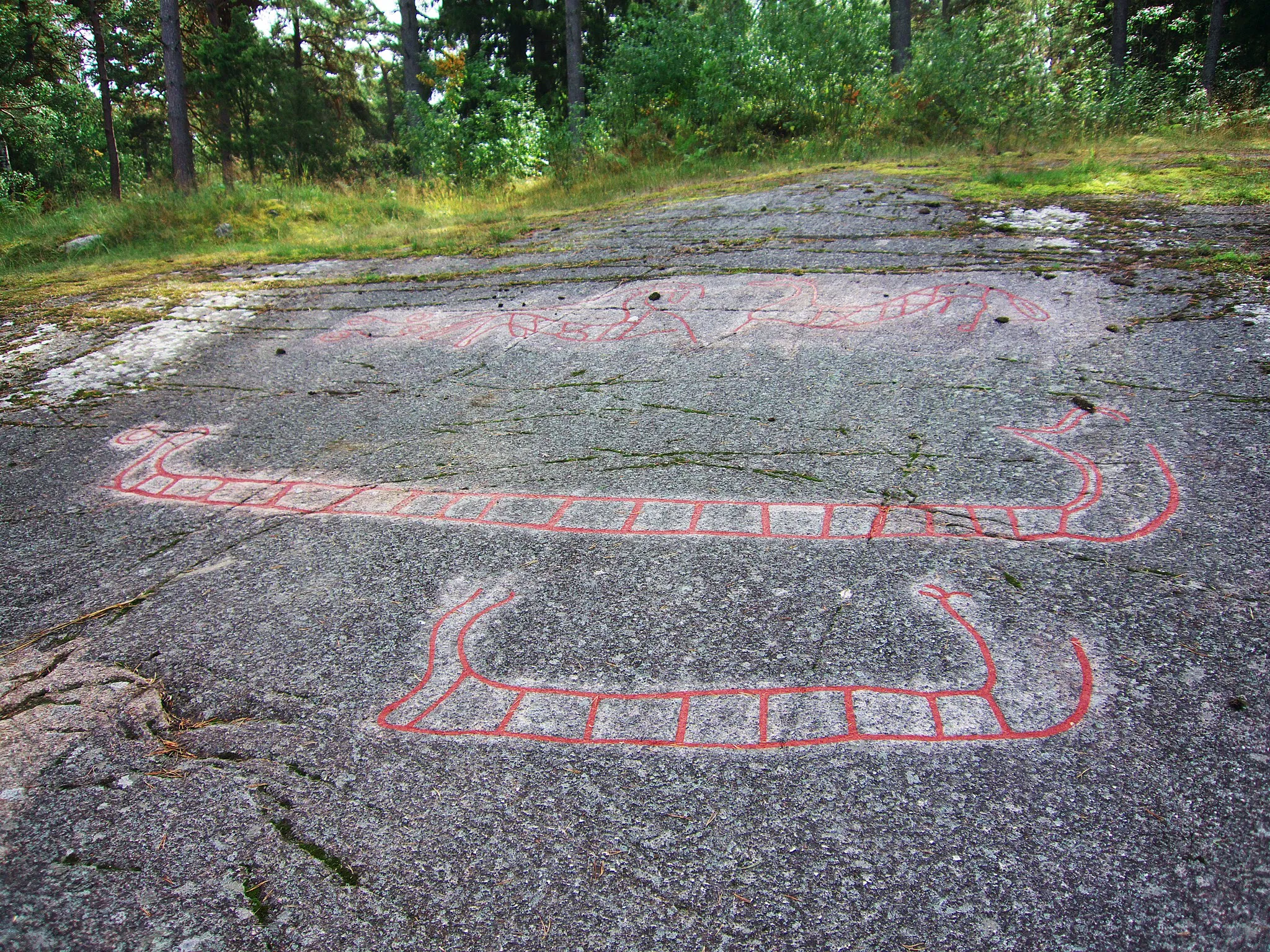 Photo showing: Örstar carving, Angarn parish.