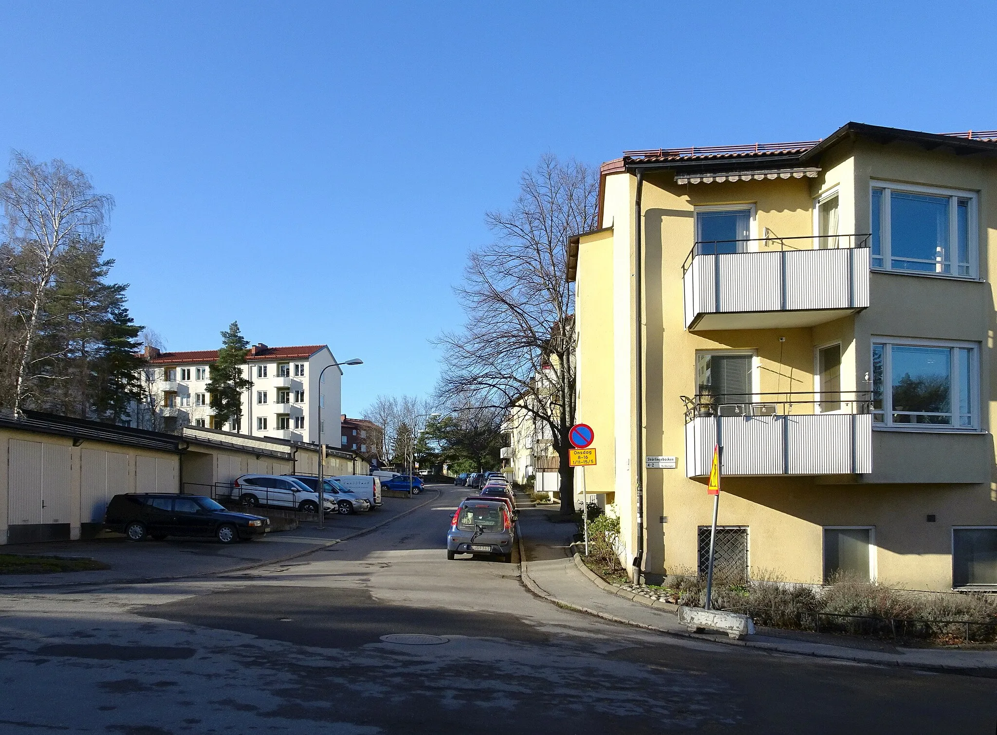 Photo showing: Bandhagen, Skärlingebacken