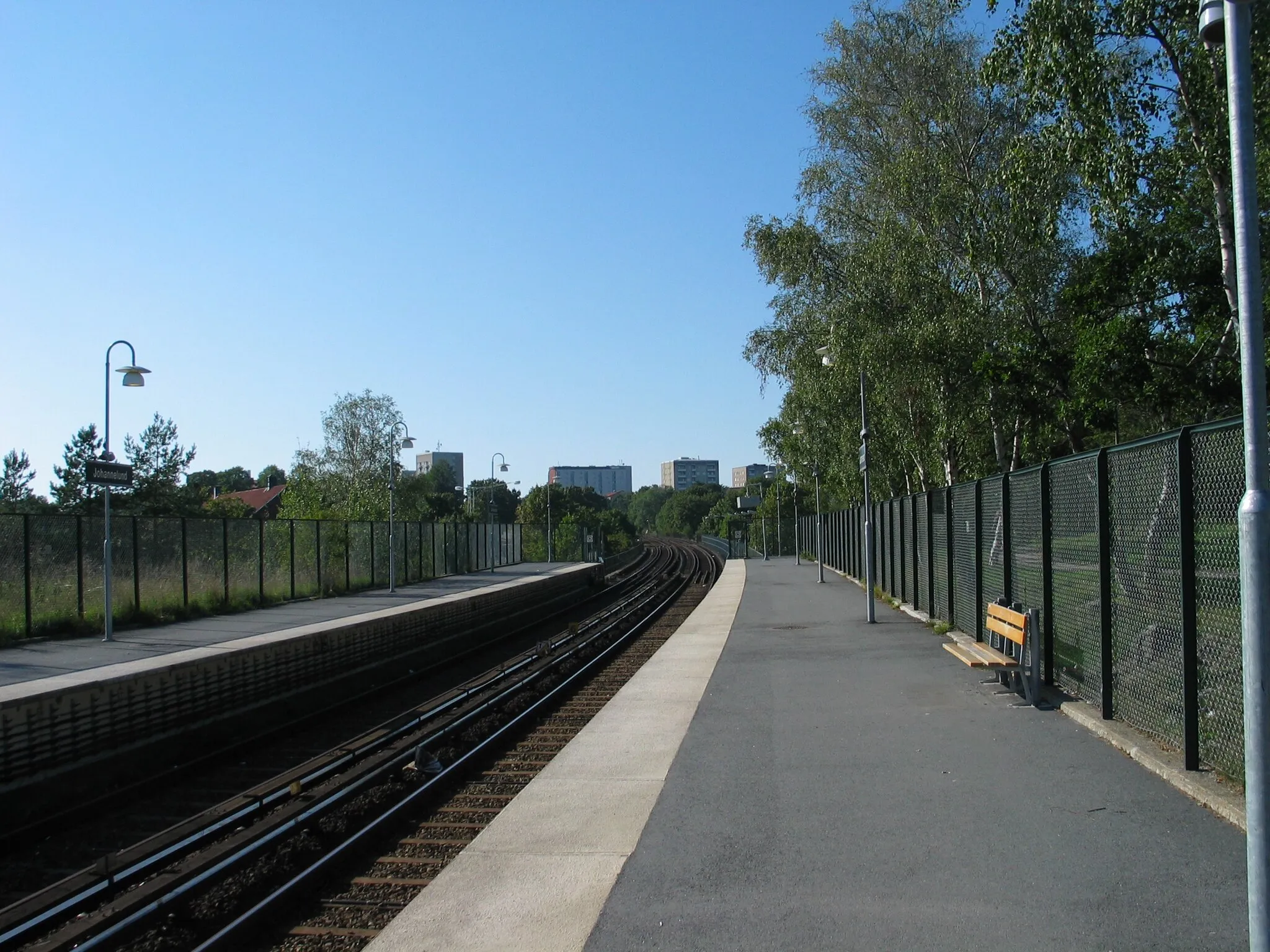 Photo showing: Johannelund, a metro station in Stockholm, Sweden.