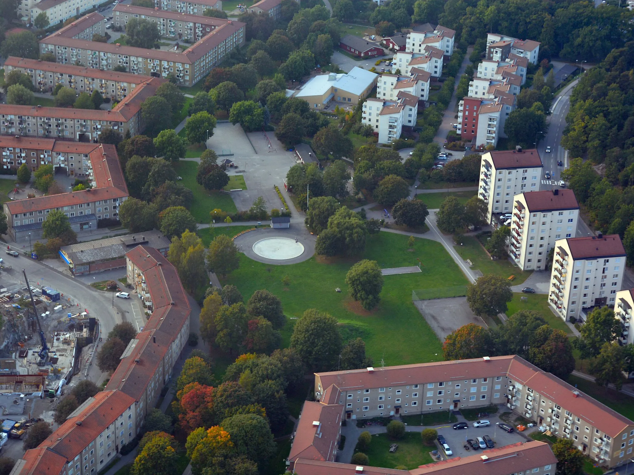 Photo showing: Vällingby in western Stockholm, Sweden.