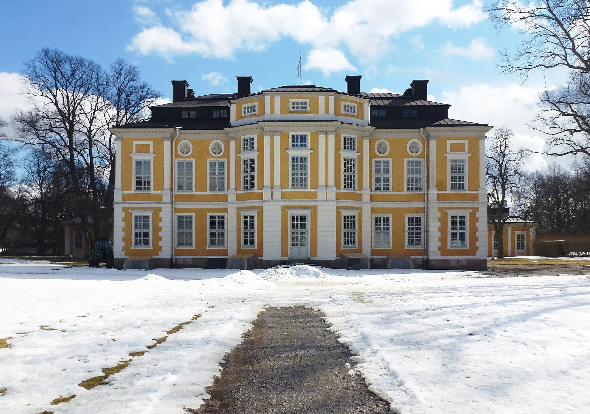 Photo showing: Steninge slott norrsida