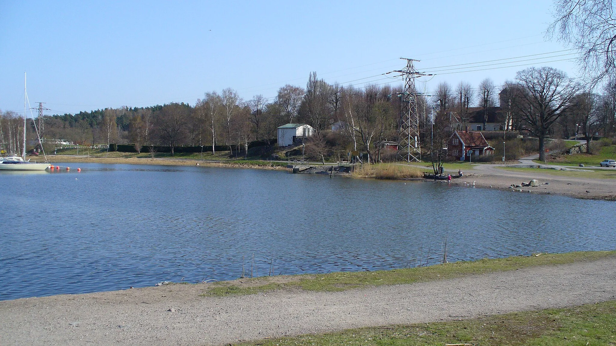 Photo showing: Kyrkviken, Lidingö.