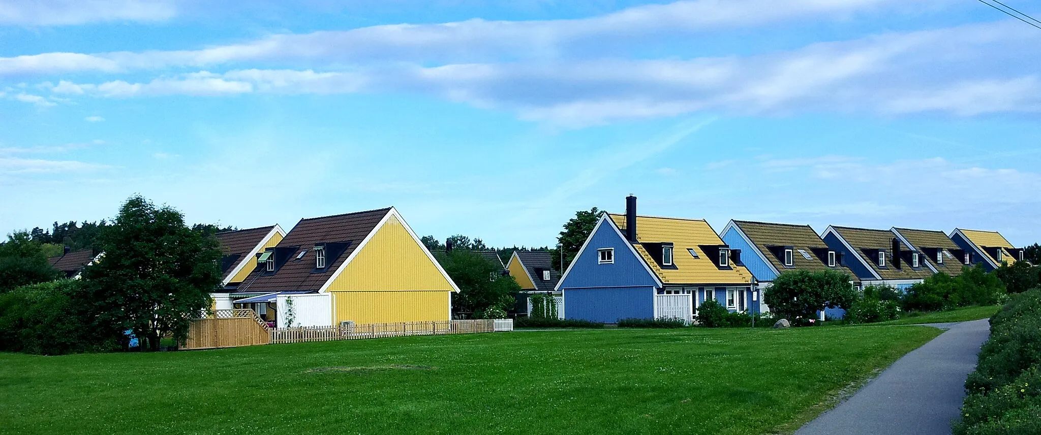 Photo showing: Bostadsområdet Eneby gård, Enebyberg, Danderyds kommun