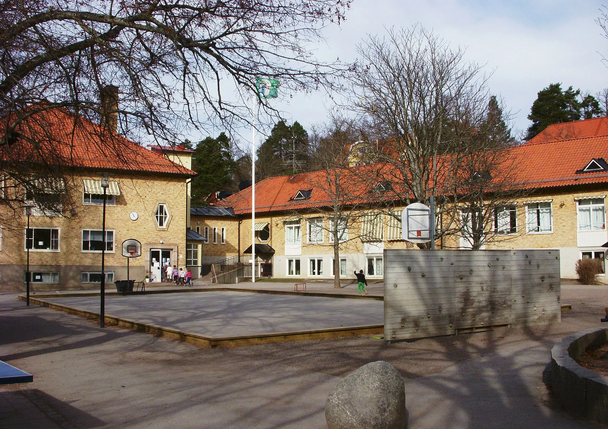 Photo showing: Långängsskolan, Stocksund, arkitekt  Bo Grefberg