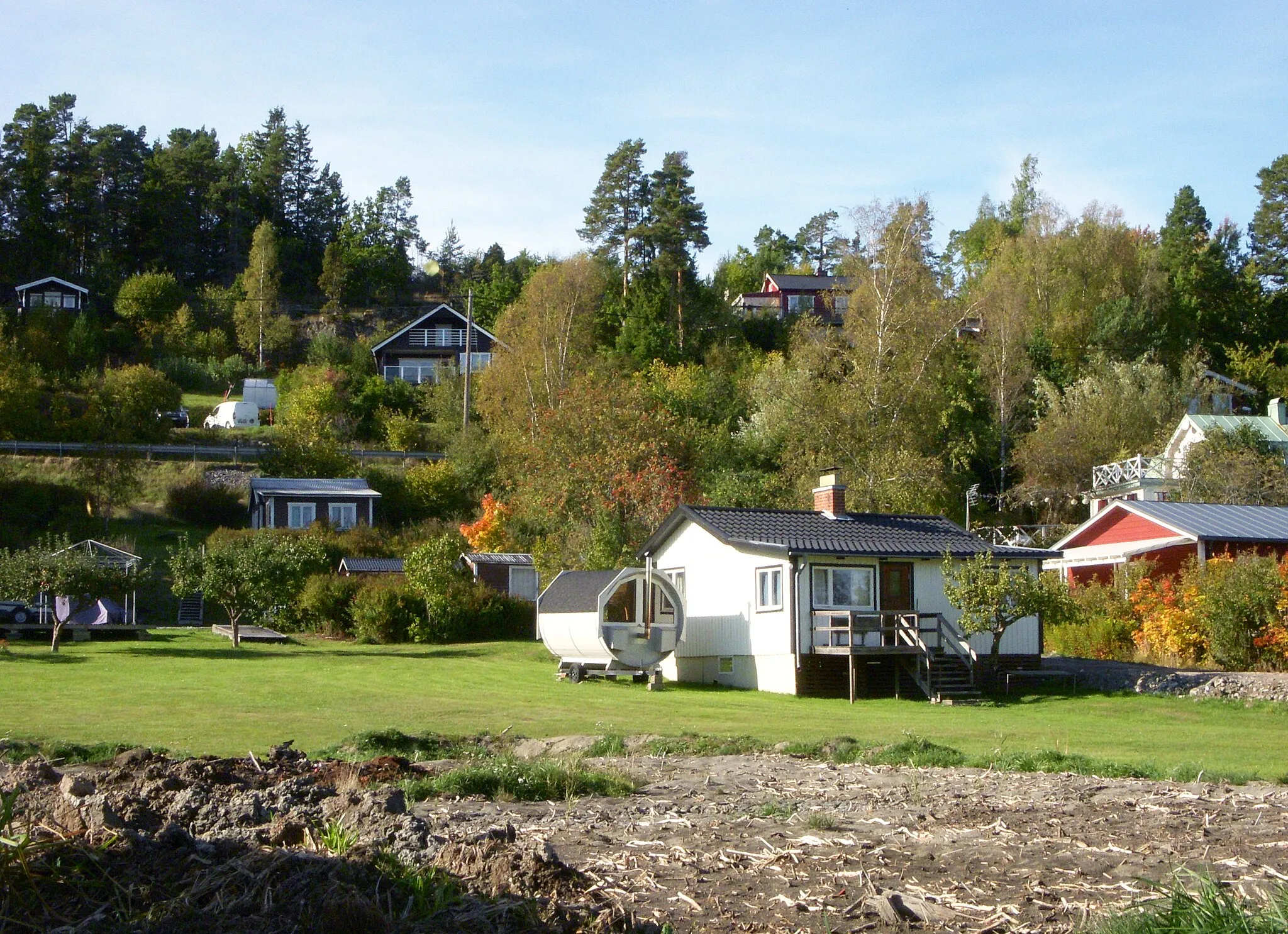 Photo showing: Landfjärdens bebyggelse