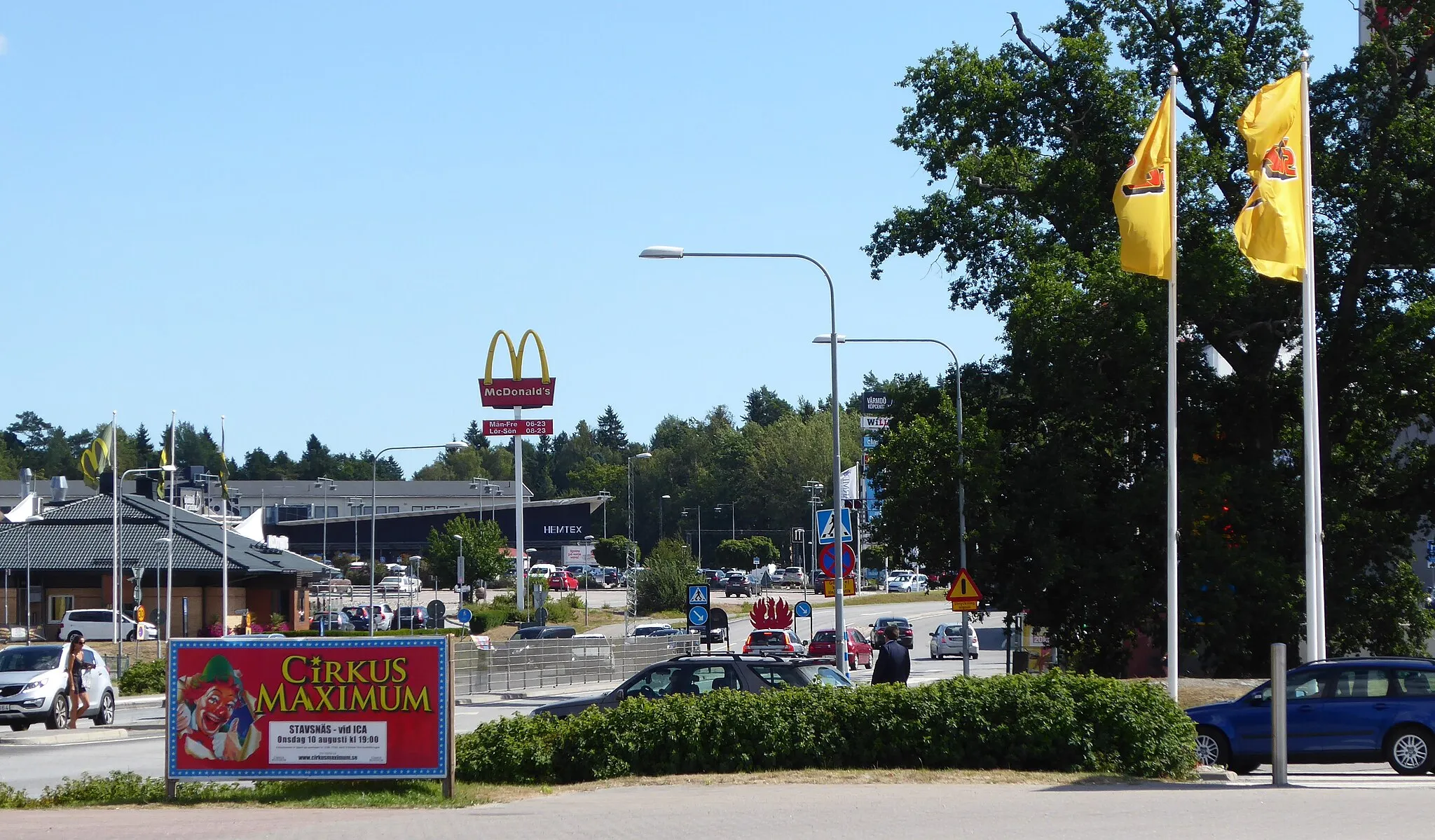 Photo showing: Mölnvik köpcentrum, Gustavsberg