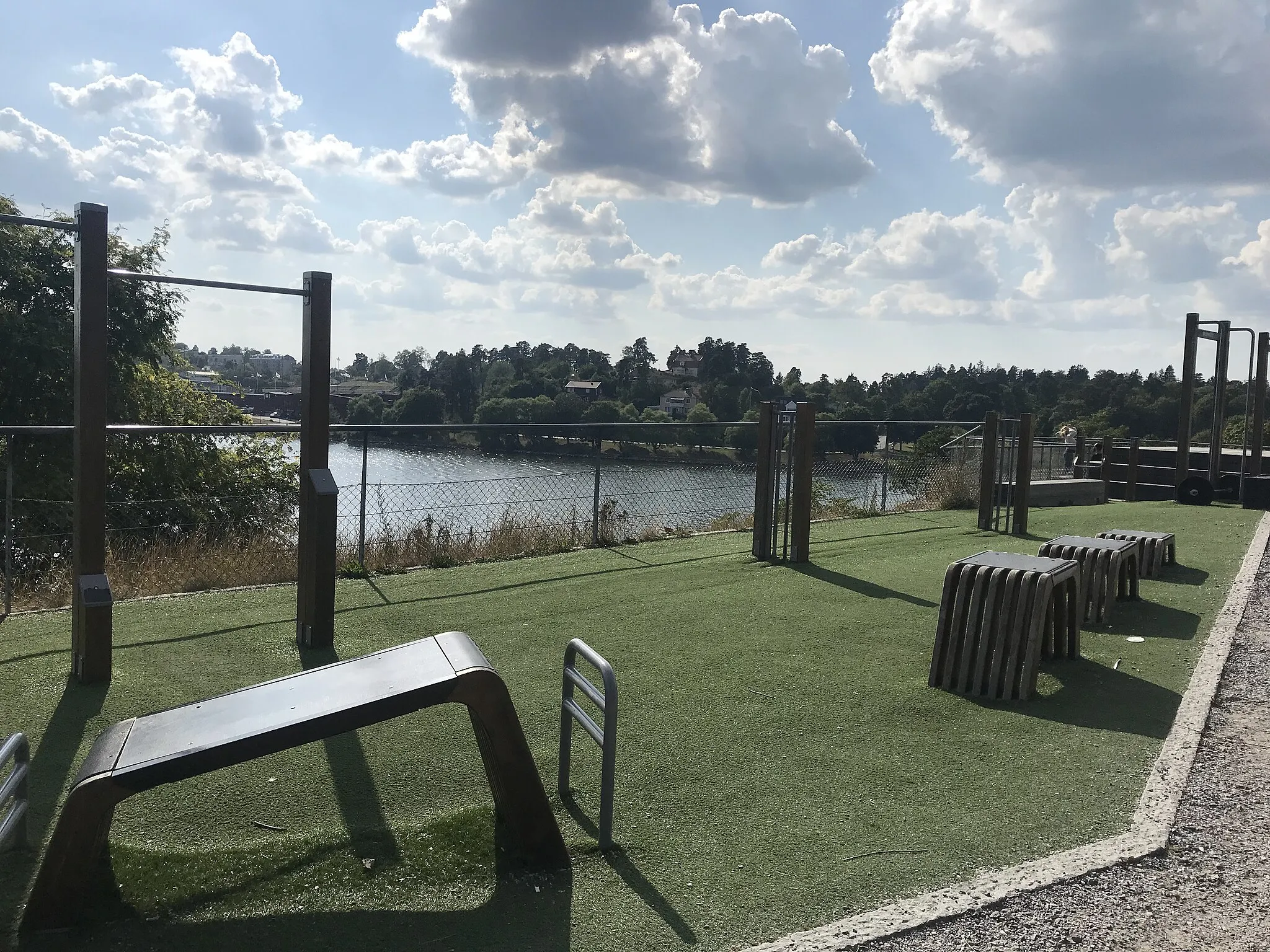 Photo showing: Edsviks outdoor gym