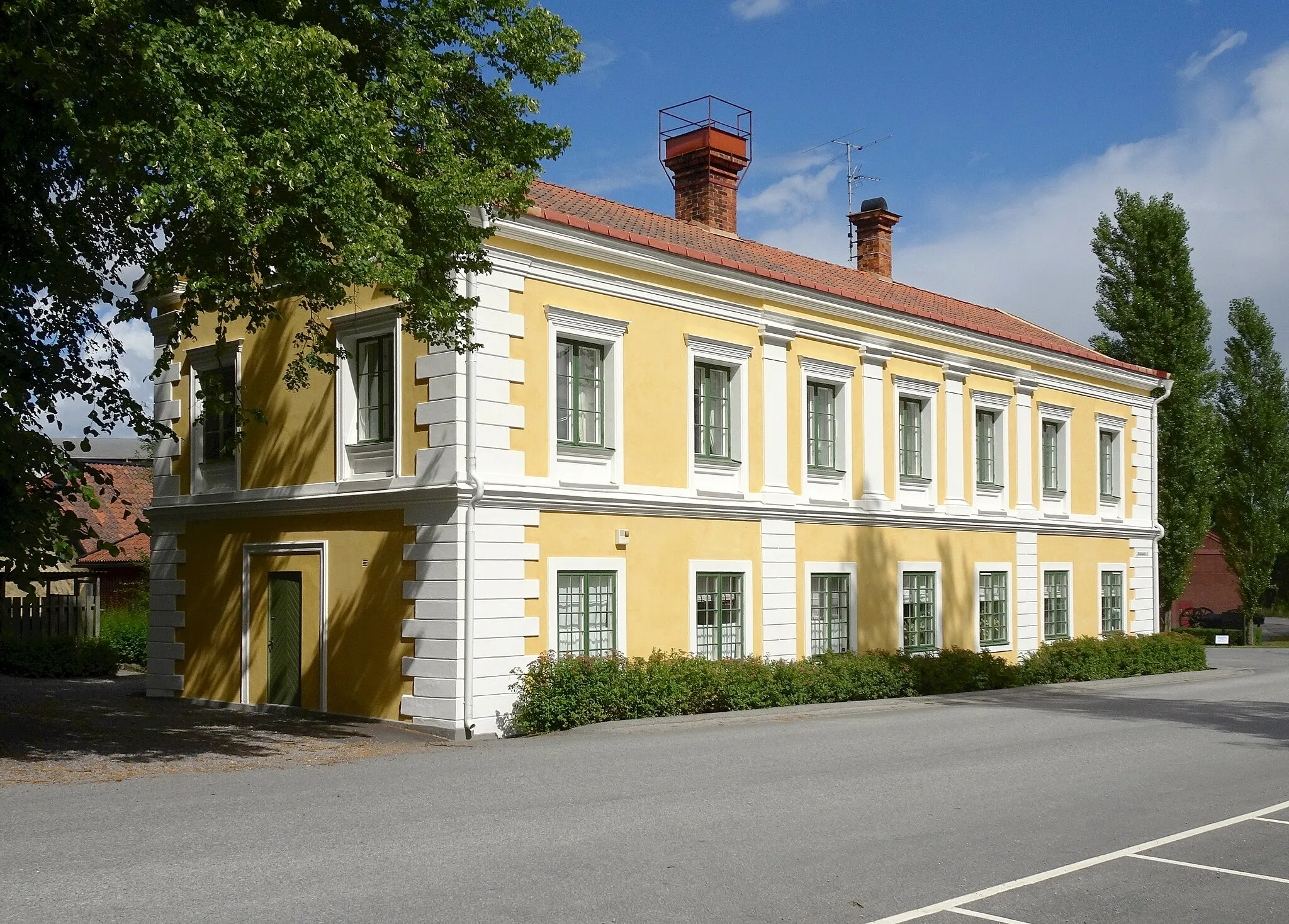 Photo showing: Åkers styckebruk, bruksgården