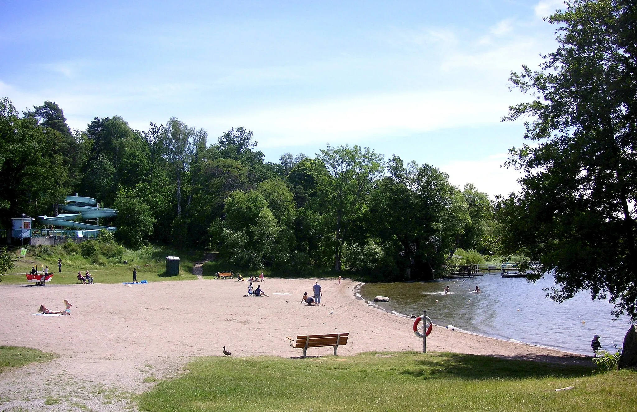 Photo showing: Ängbybadet i Södra Ängby, Bromma, Stockholm