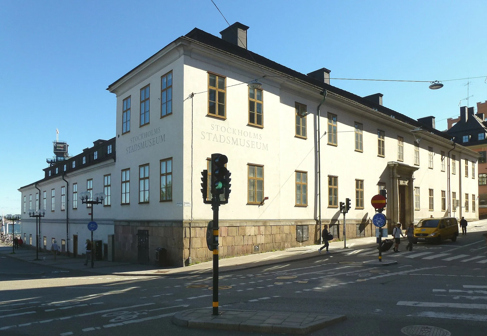 Photo showing: Stockholms stadsmuseum, fasad mot väst