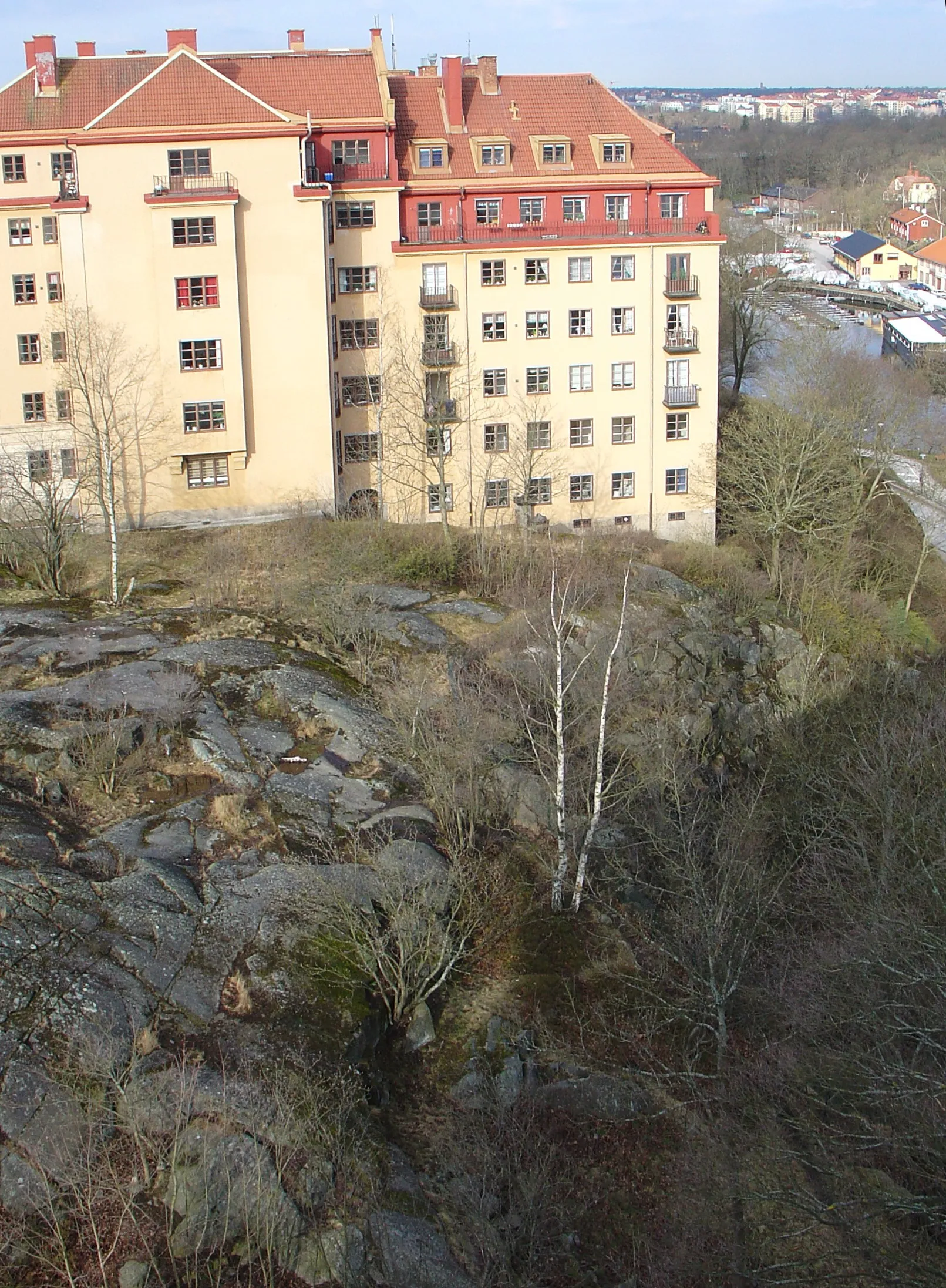 Photo showing: Pålsundsberget in Stockholm