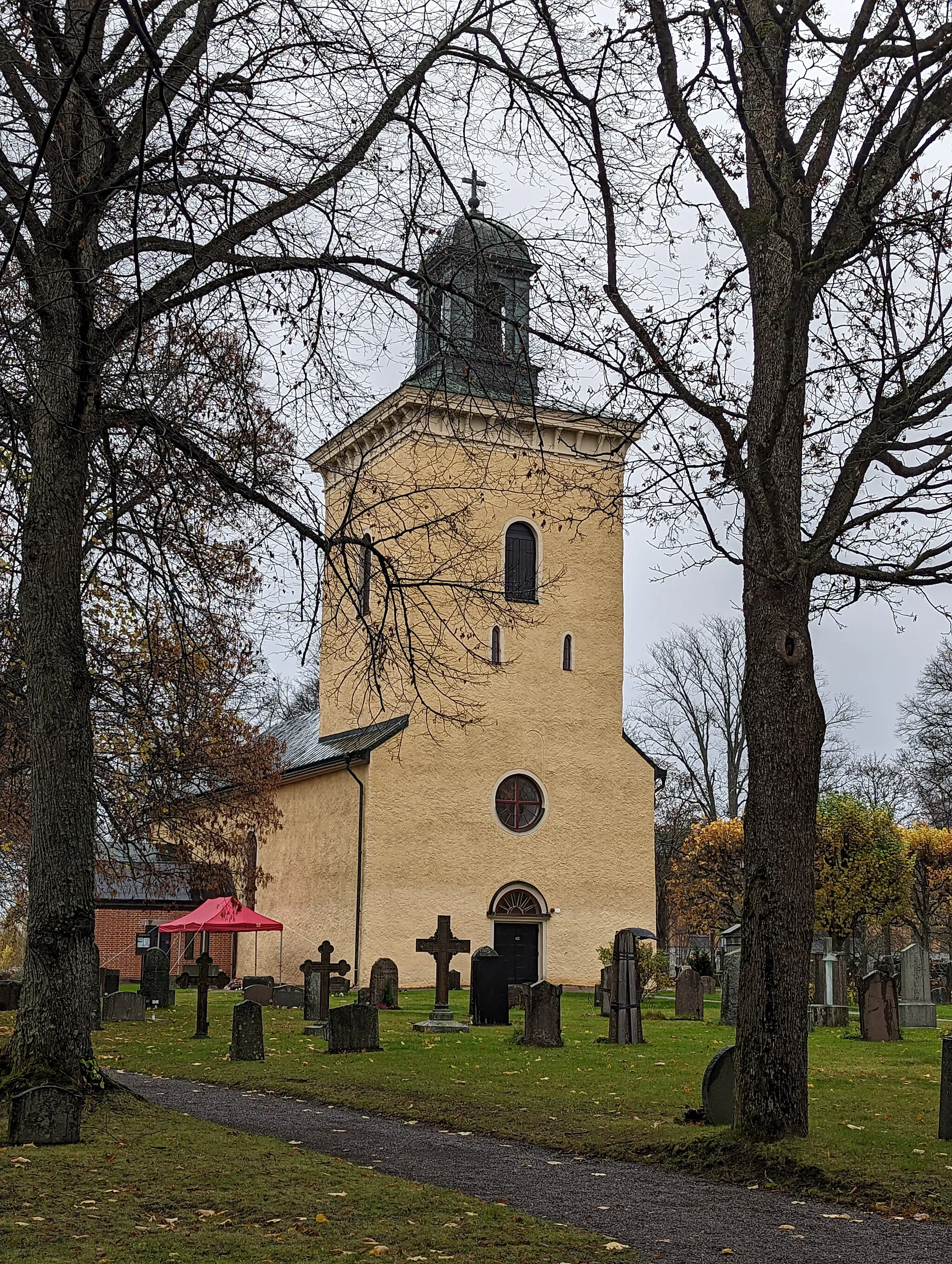 Photo showing: Västerhaninge kyrka den 5 november 2022.