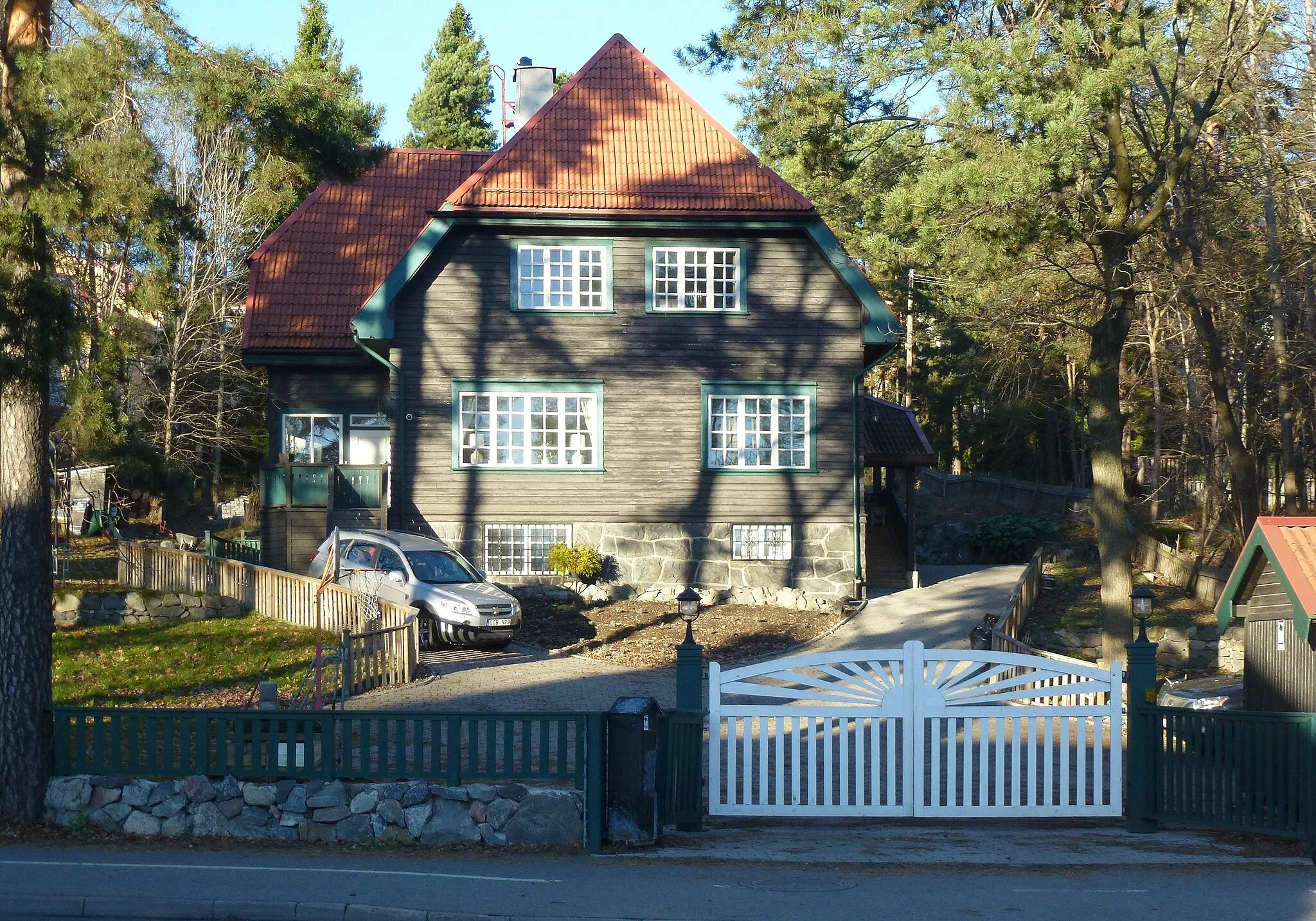 Photo showing: Villa Hallström, Värmdövägen 199,  arkitekt Albin Brag