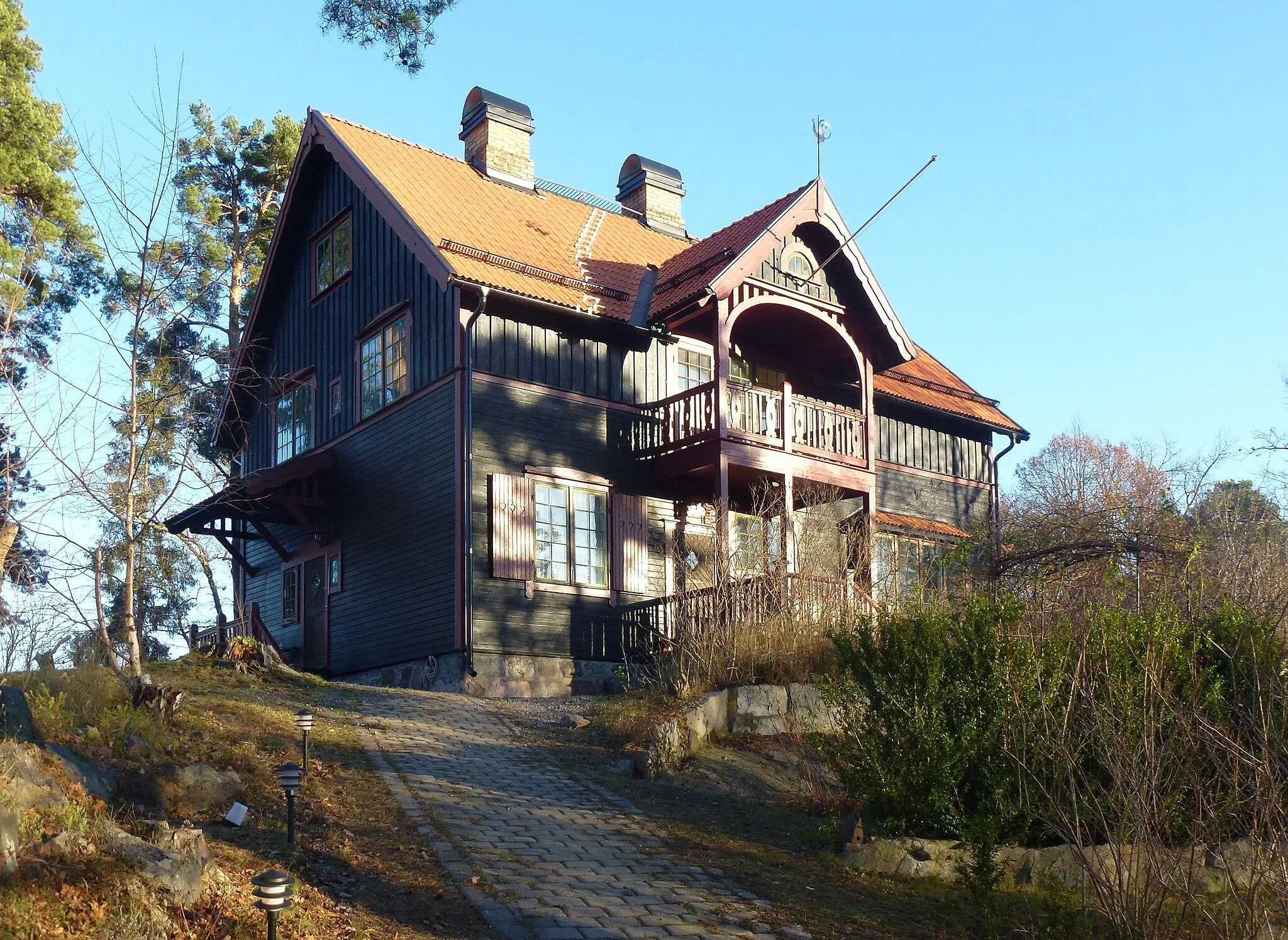 Photo showing: Villa vid John Lodéns väg 3, arkitekt Bjön Svensson, byggd 1904