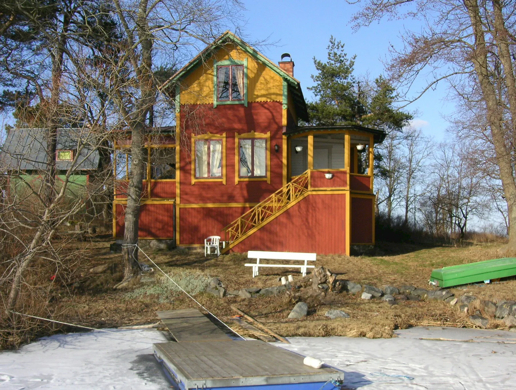 Photo showing: Bebyggelsen på ön Lindholmen, Stockholm