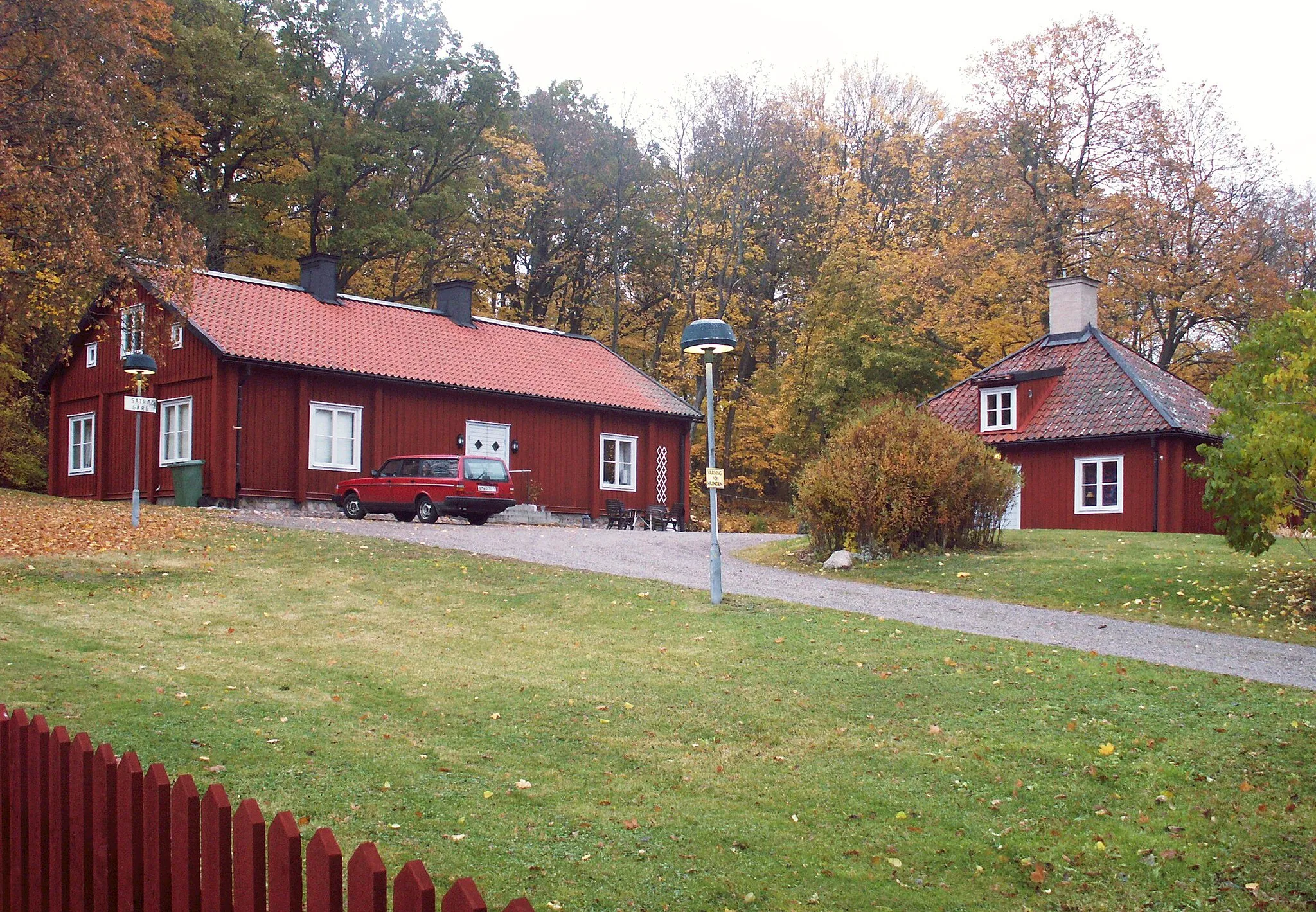 Photo showing: A picture of the Sätra estate in southern part of Stockholm, Sweden