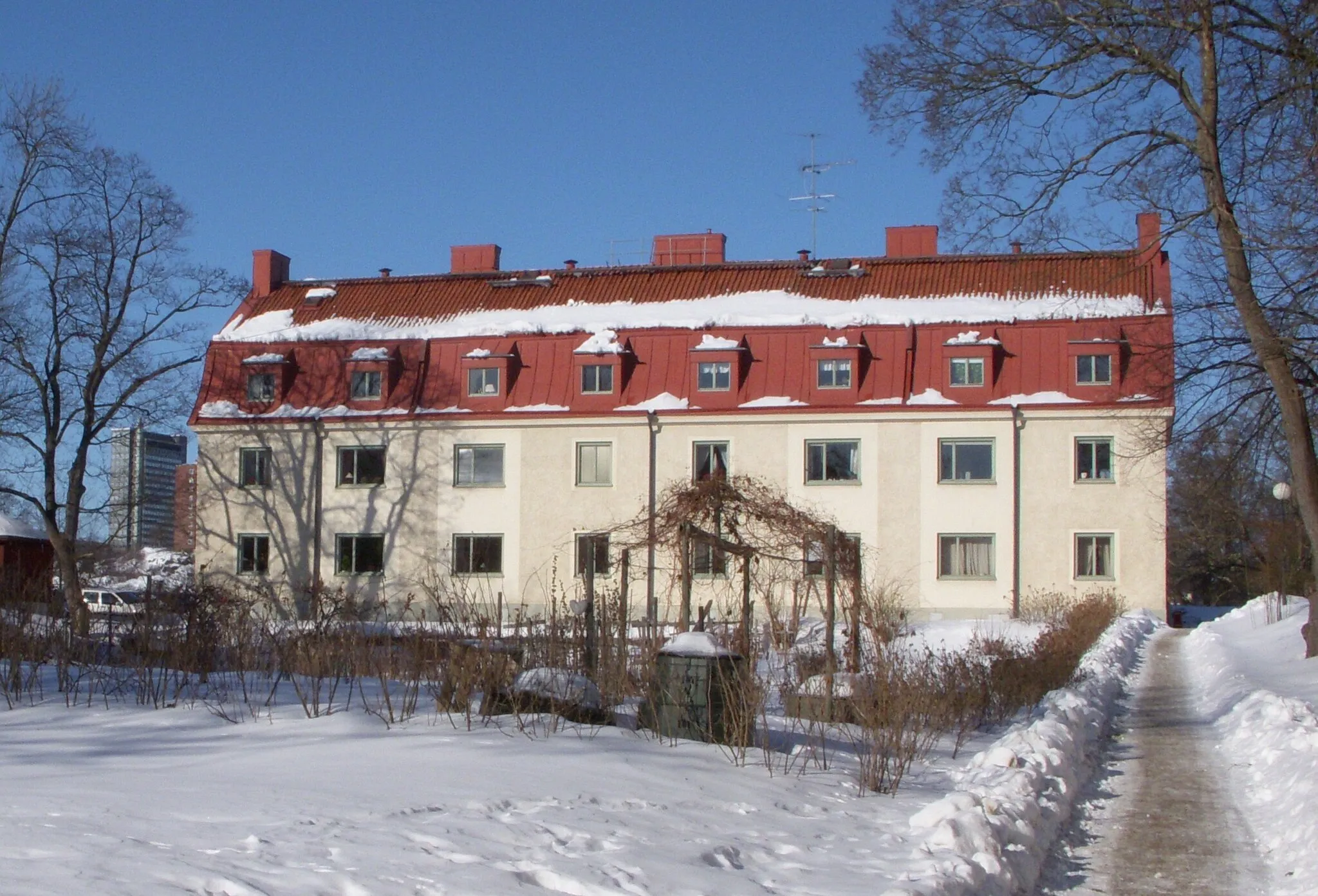 Photo showing: "Gråbo" eller "Nya bostadshuset" på Långholmen, Stockholm