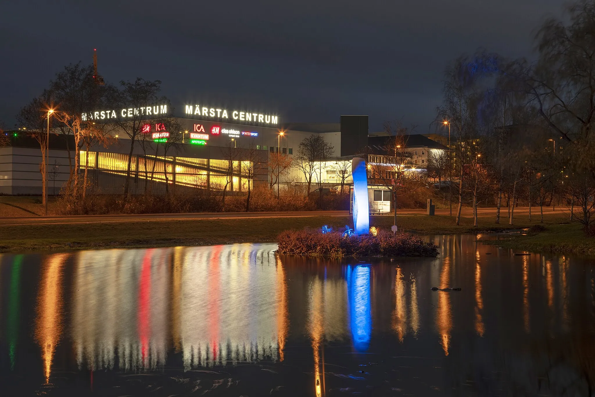 Photo showing: Märsta Centrum Shopping Centre in Märsta north of Stockholm Sweden