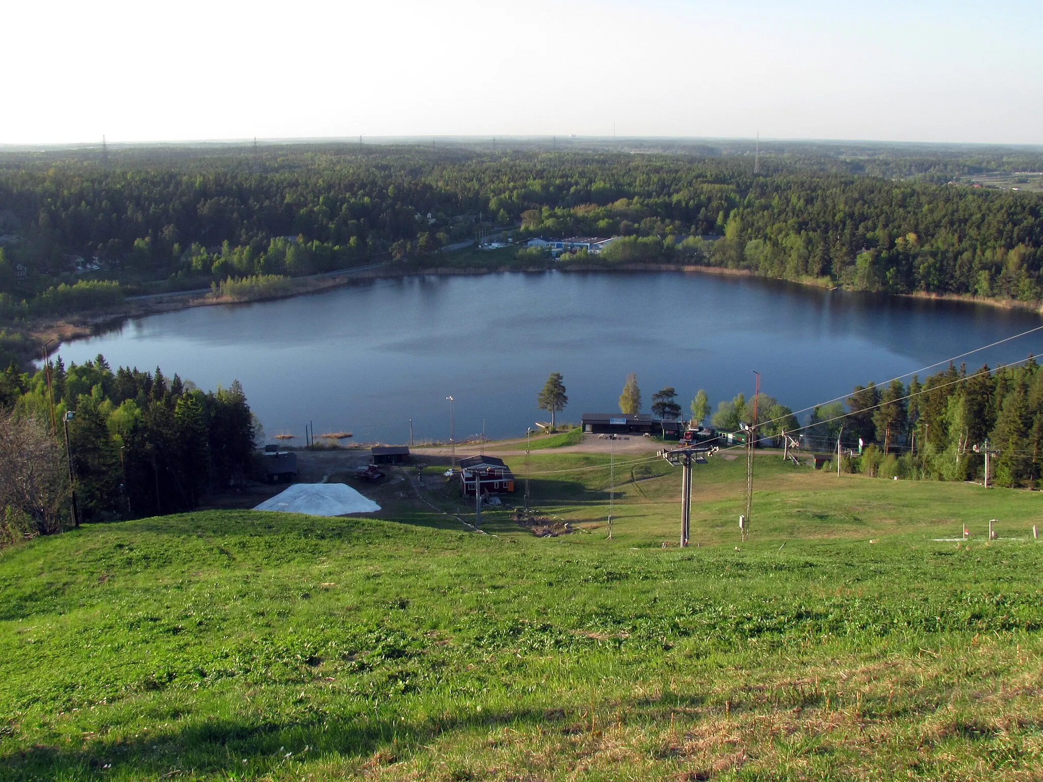 Photo showing: Väsjöbacken, utsikt över Väsjön