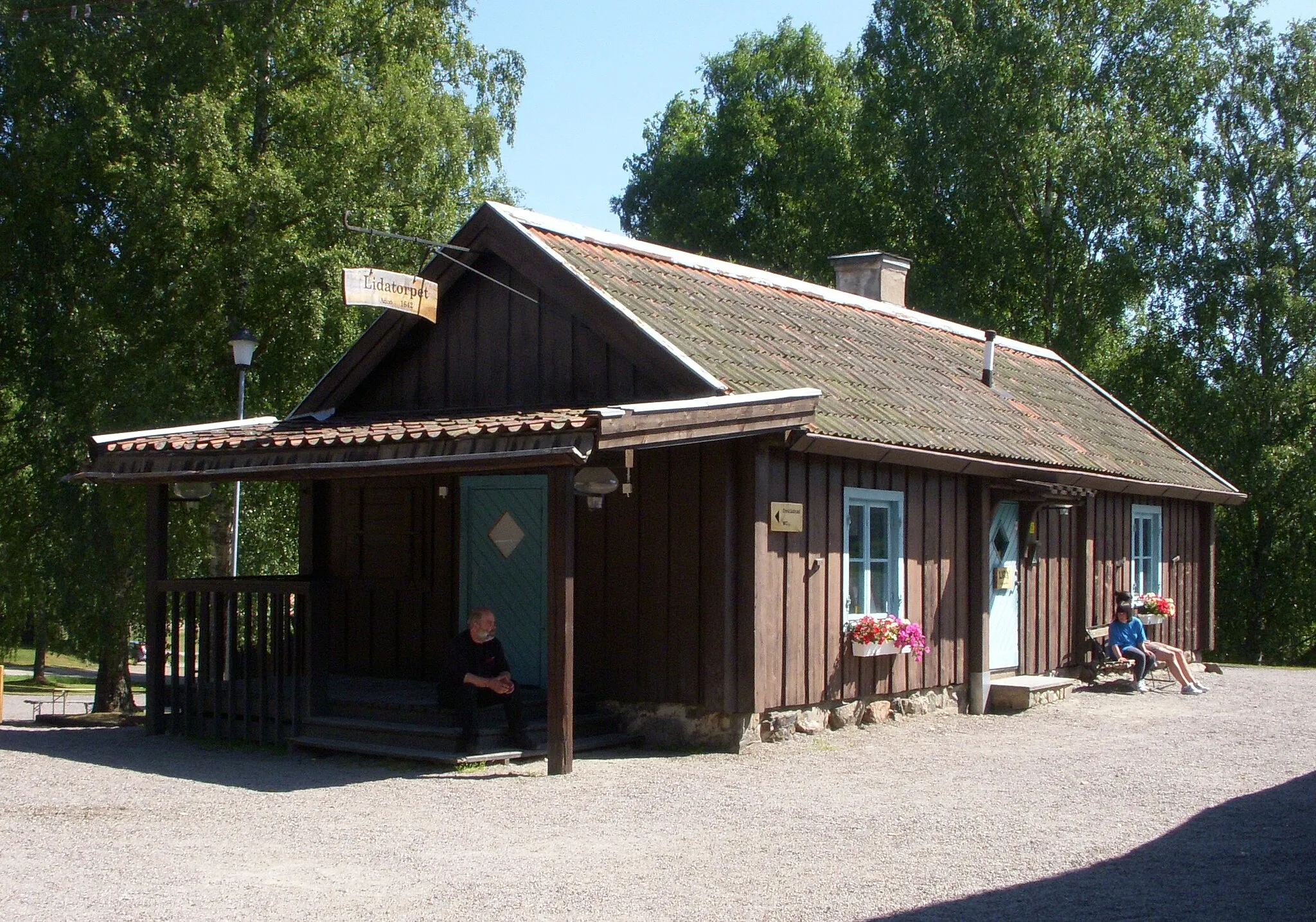 Photo showing: Lida friluftsgård Botkyrka kommun, ursprungsstugan "Lidatorpet"