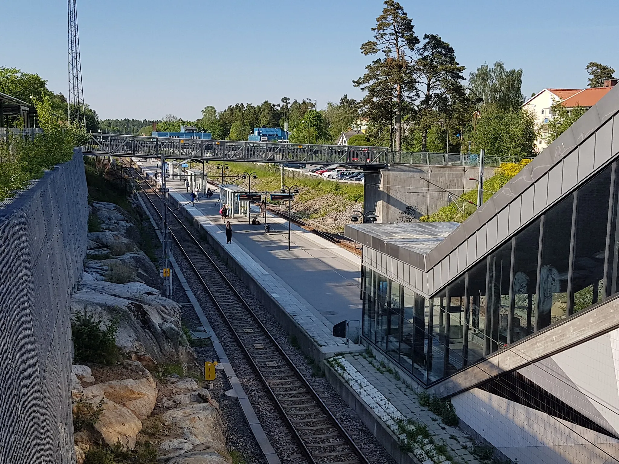 Photo showing: Ösmo station.