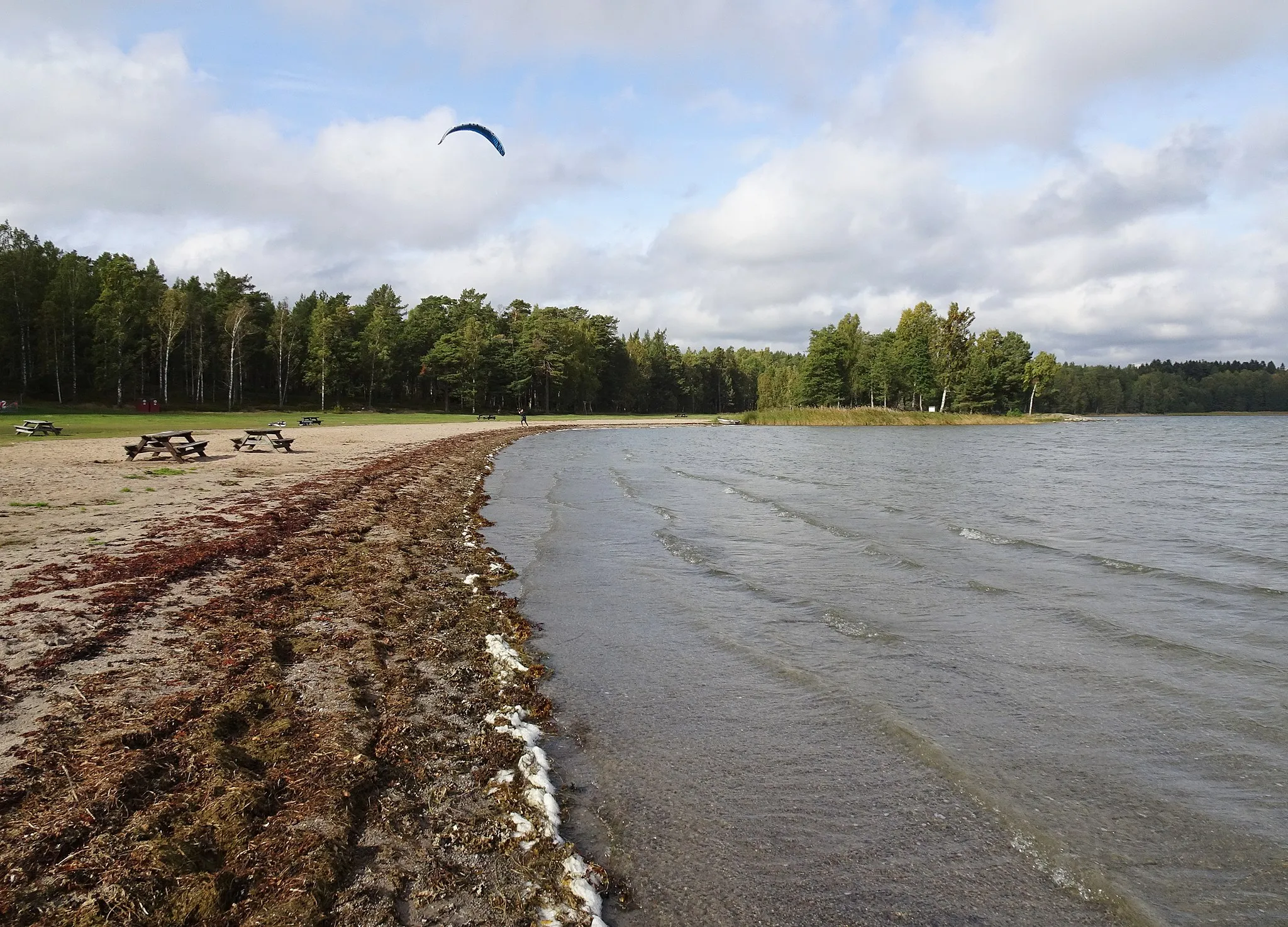 Photo showing: Gålö havsbad, klippor