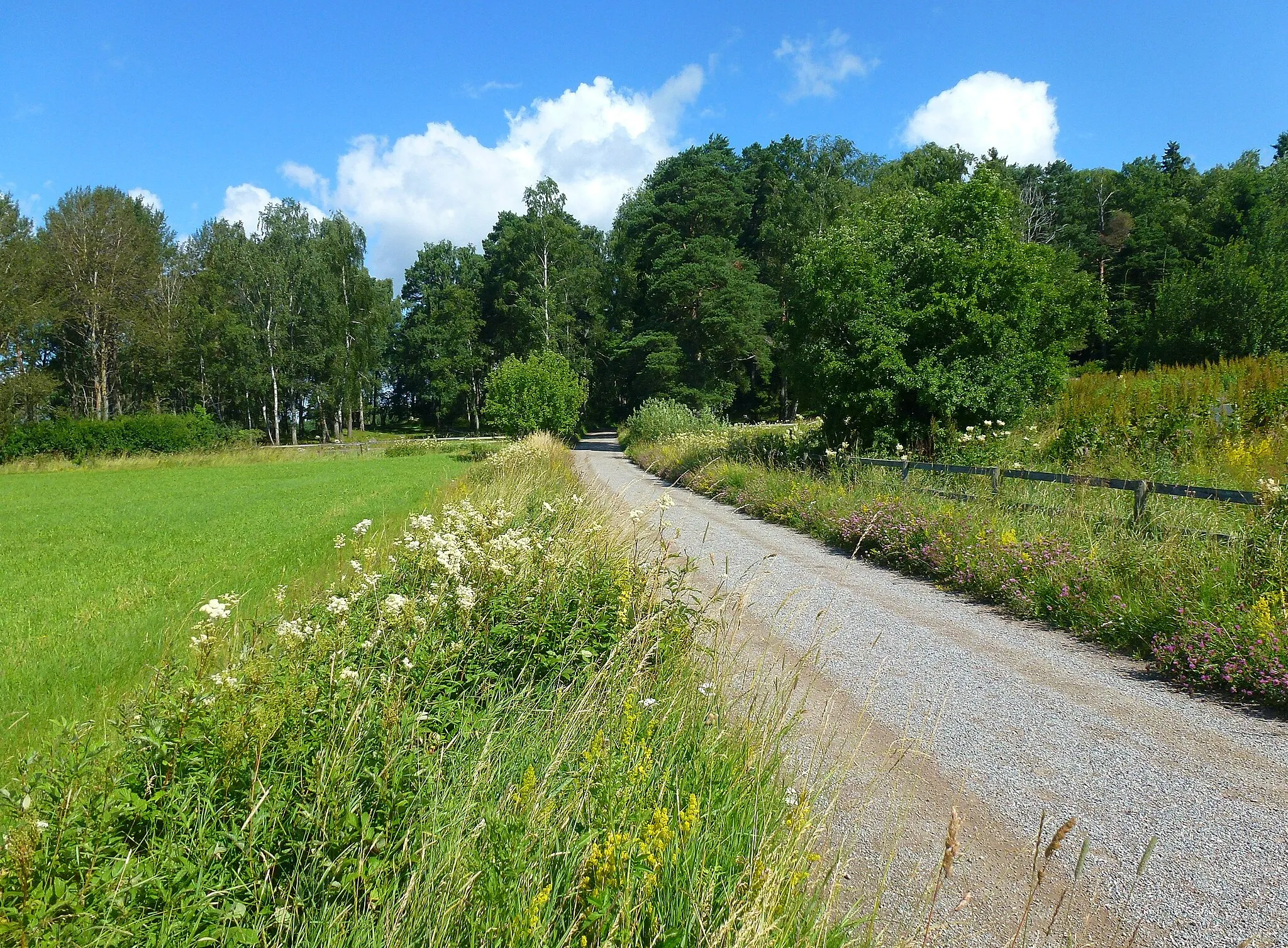 Photo showing: Järvaleden vid Fäboda gård