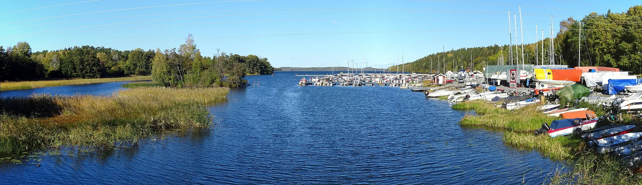 Photo showing: Skäftingesundet mot norr