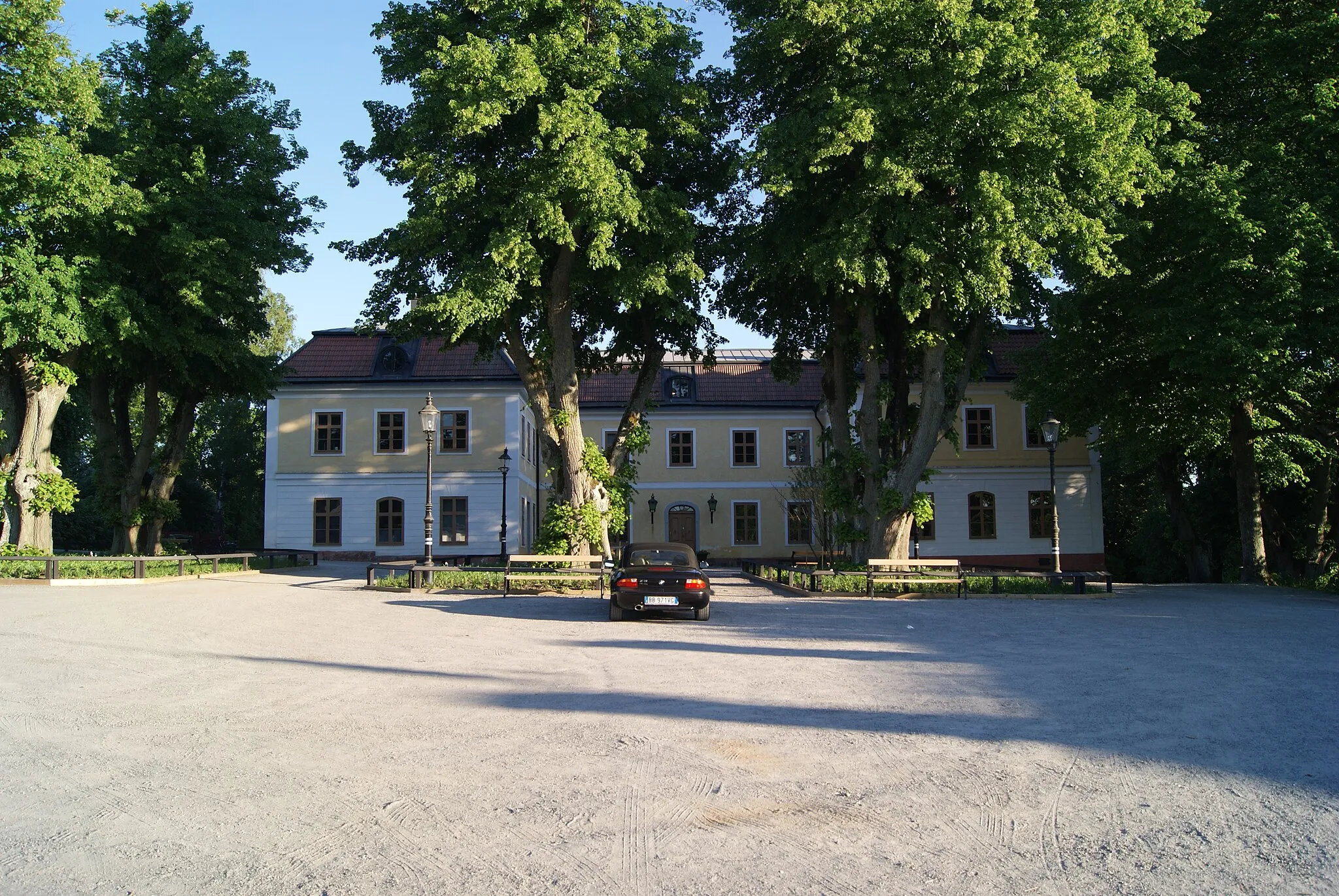 Photo showing: Edsberg Schloss, Sollentuna in Schweden 2018 Vorderseite (Nordseite)