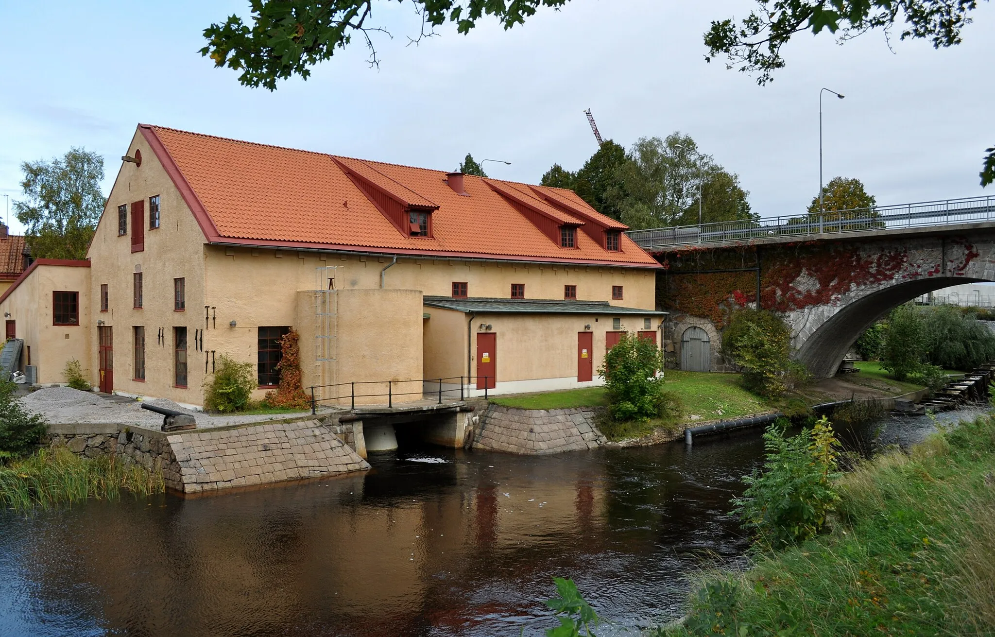 Photo showing: The watermill in Lyckeby, named Kronokvarnen.