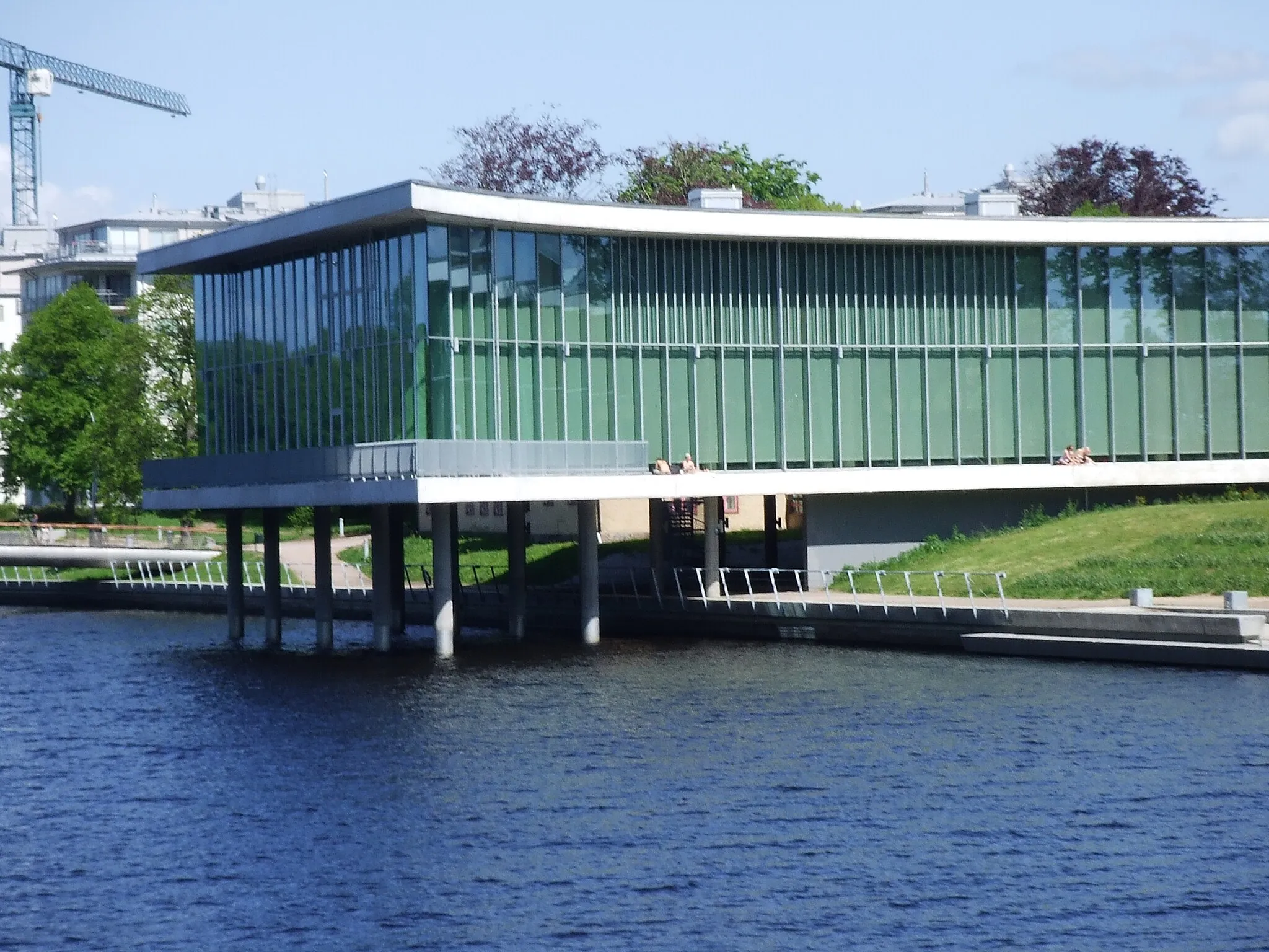 Photo showing: The library in Halmstad, Sweden.