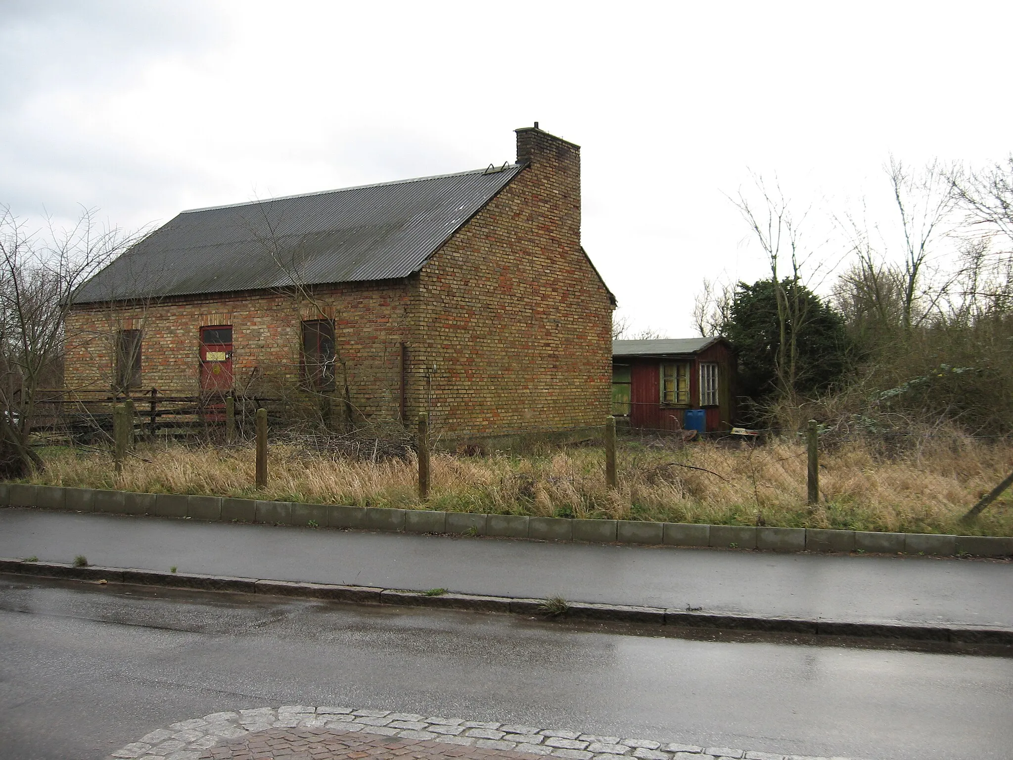 Photo showing: Repair shop, Värpinge Traktor & Smide, in Värpinge, Lund.