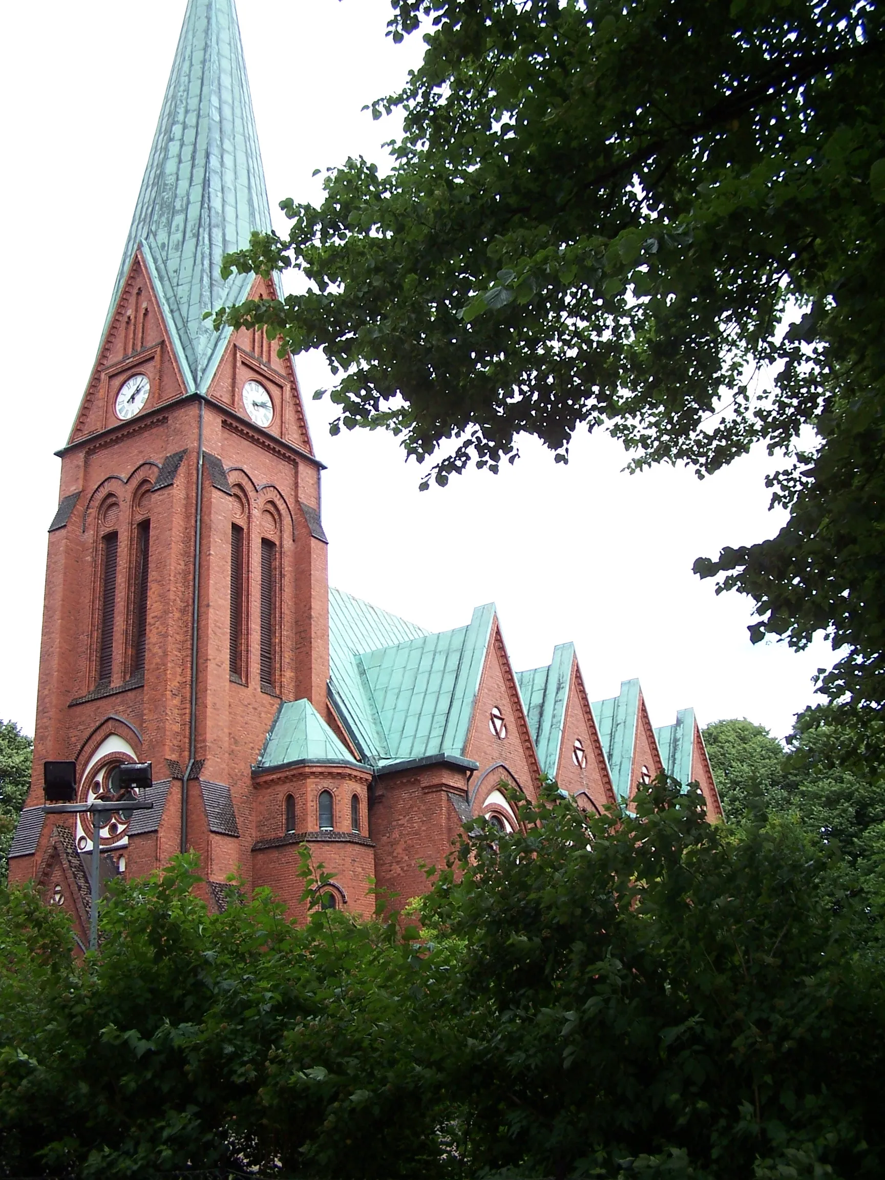 Photo showing: Exterior of Bunkeflo church, Bunkeflo parish.