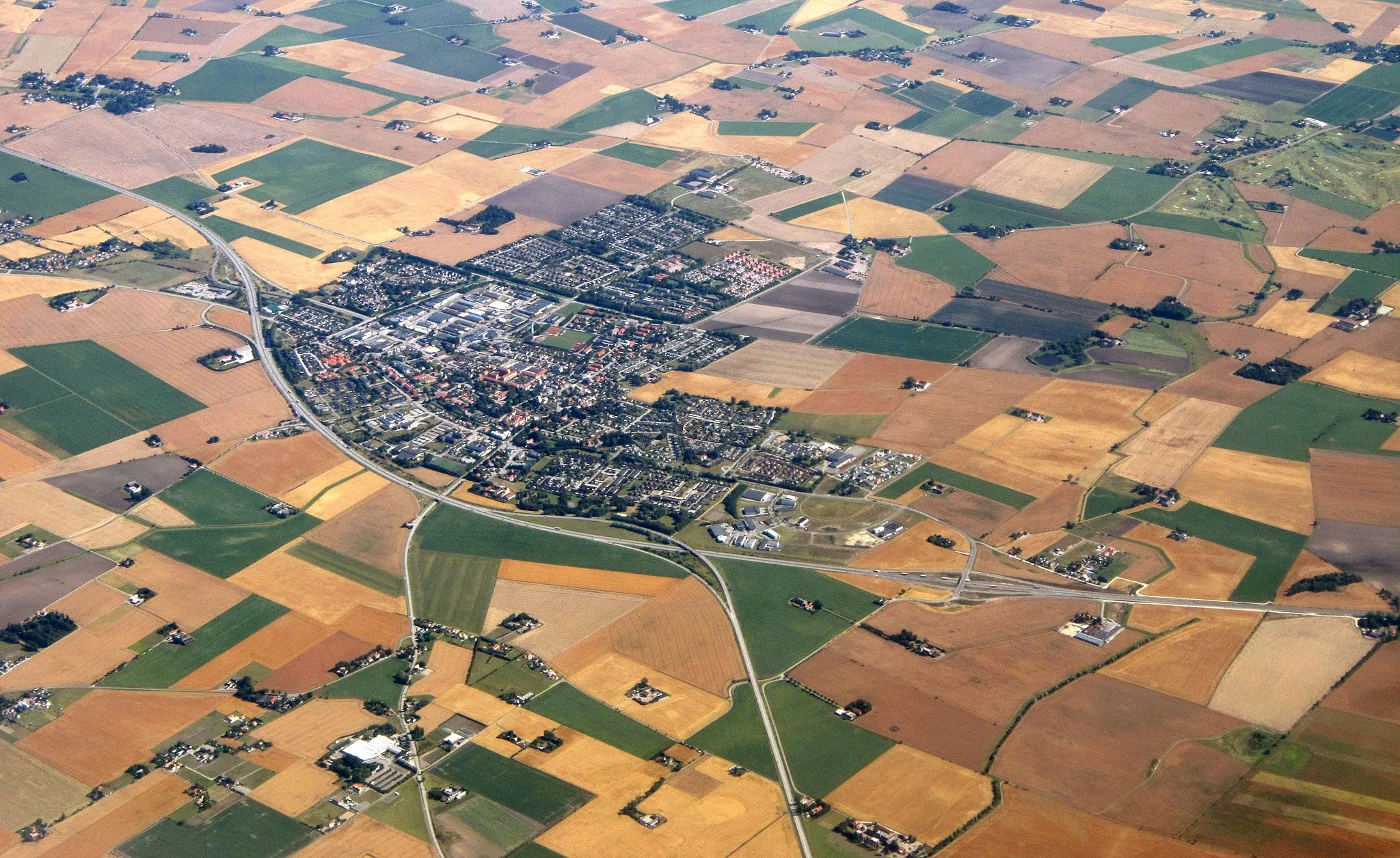 Photo showing: w:Vellinge (aerial view)