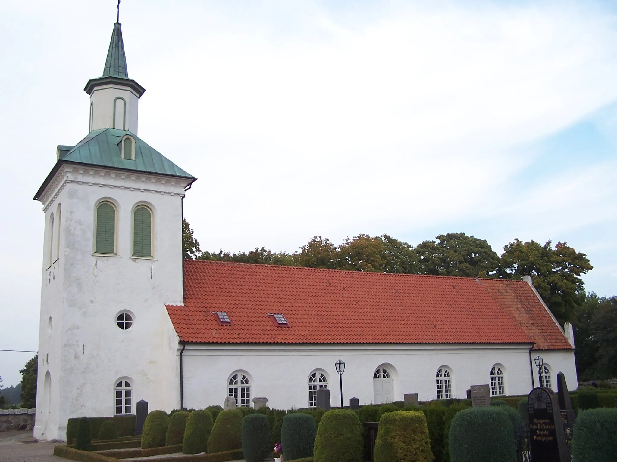 Photo showing: Ysane church, near Sölvesborg, Sweden.