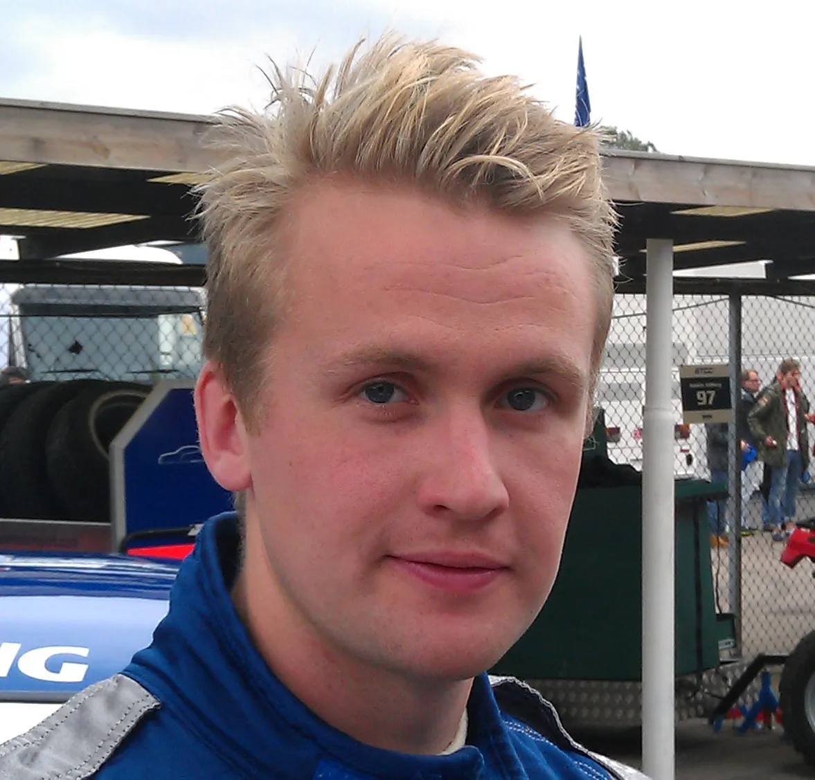 Photo showing: Andreas Ebbesson at Ring Knutstorp in 2011.