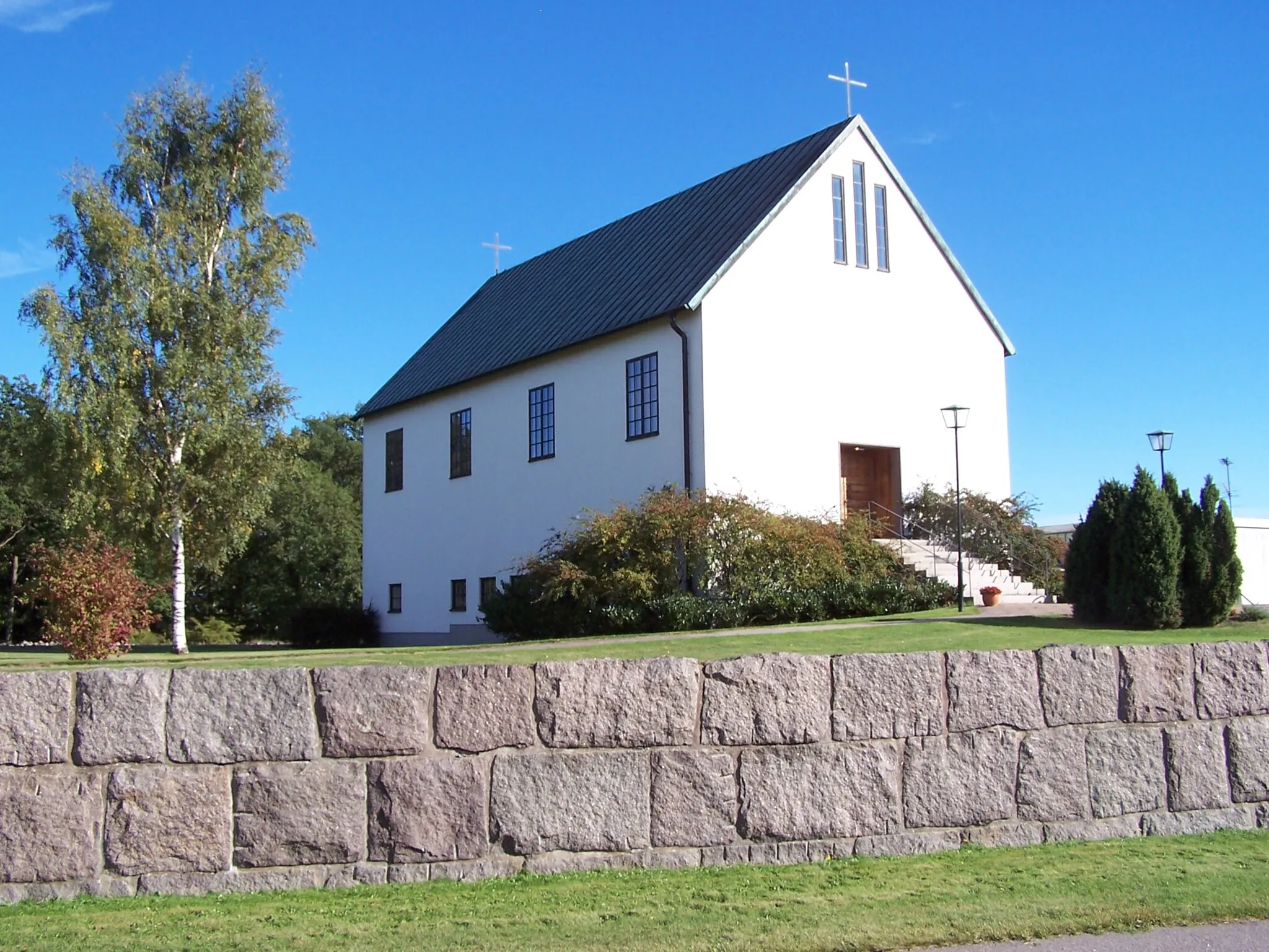 Photo showing: Bergkvara chapel, Sweden - Exterior