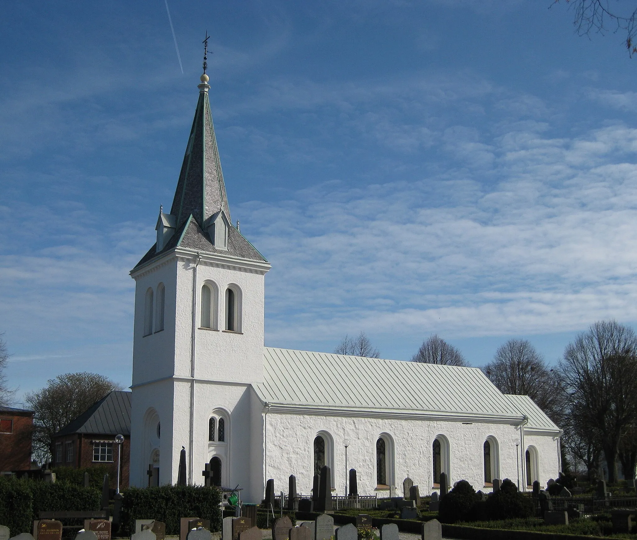 Photo showing: Lackalänga church in Skåne, Sweden