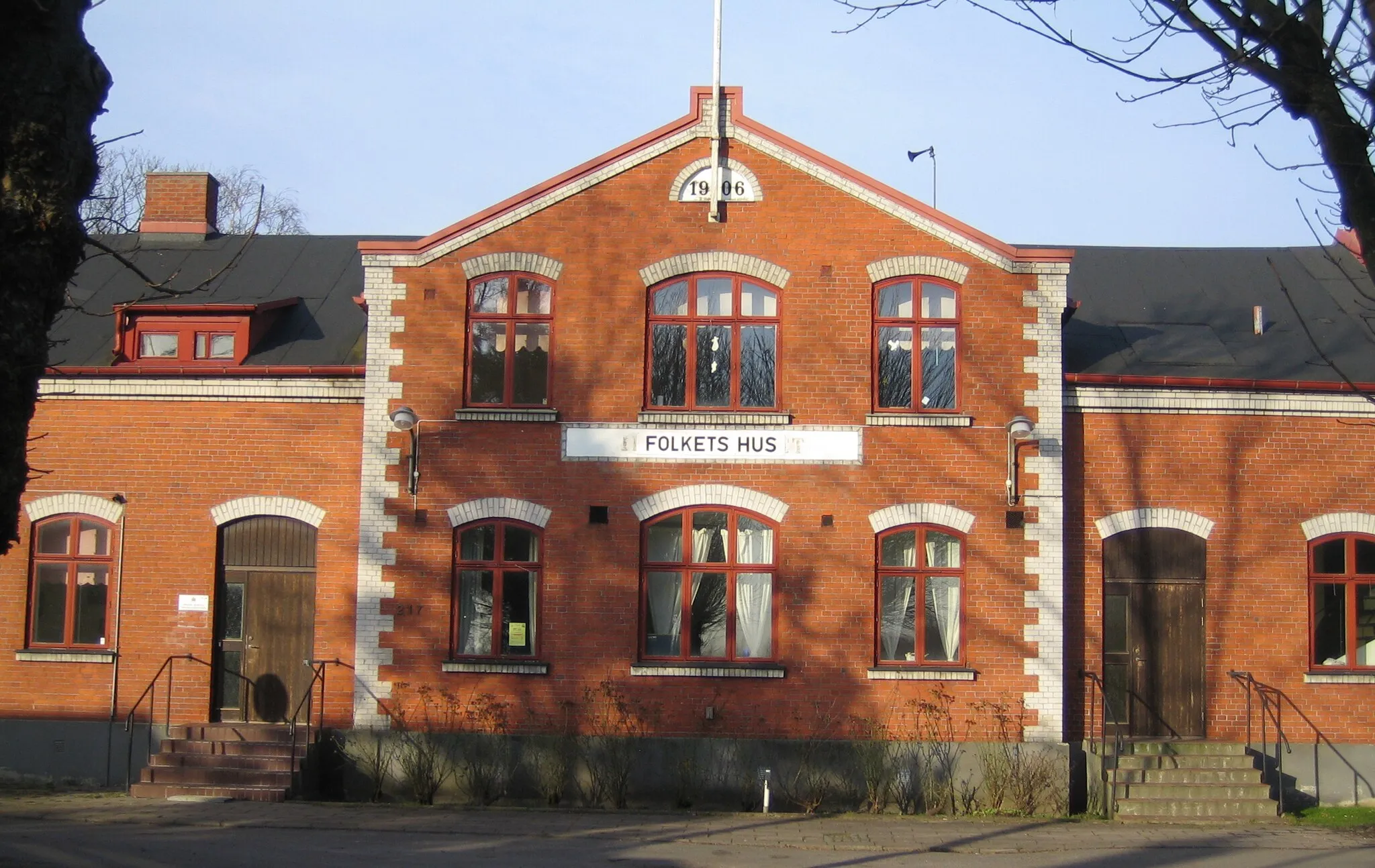 Photo showing: Folkets hus in Klagshamn, Malmö, Sweden.