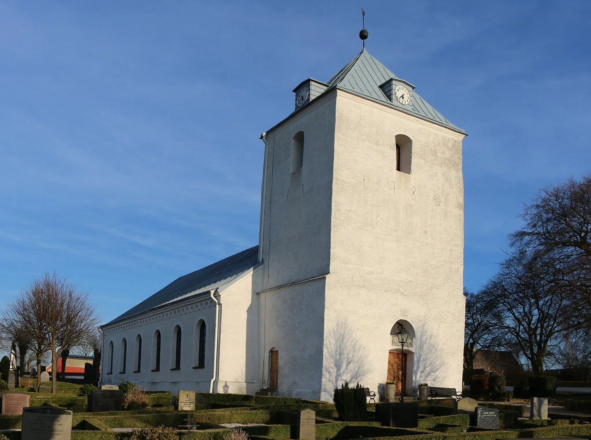 Photo showing: Västra Alstads kyrka