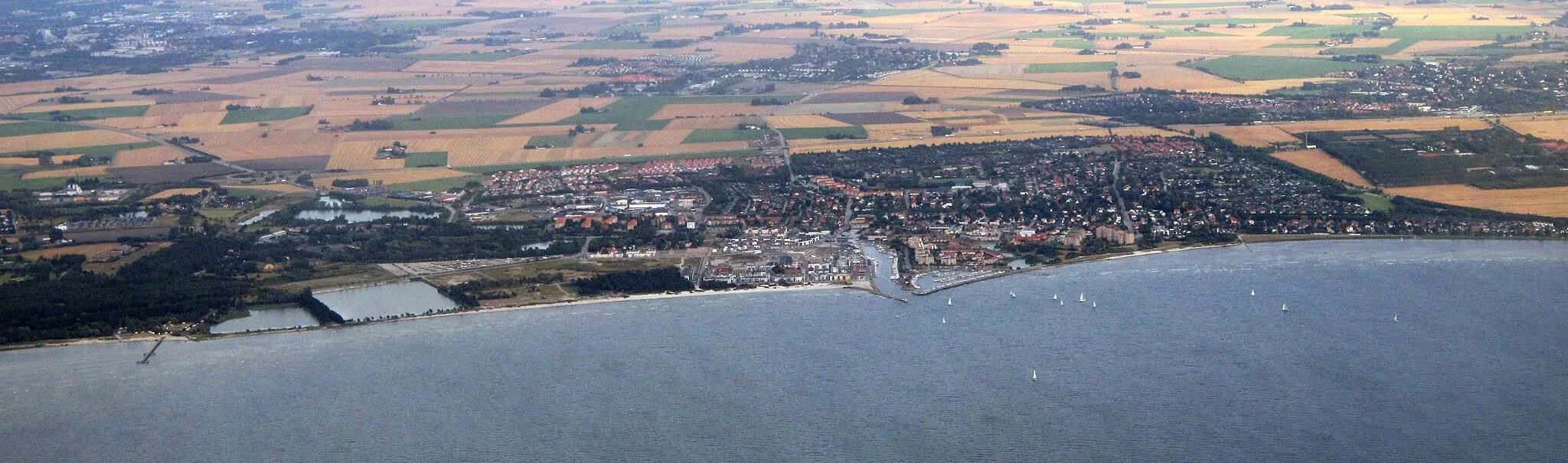 Photo showing: Aerial view of Lomma